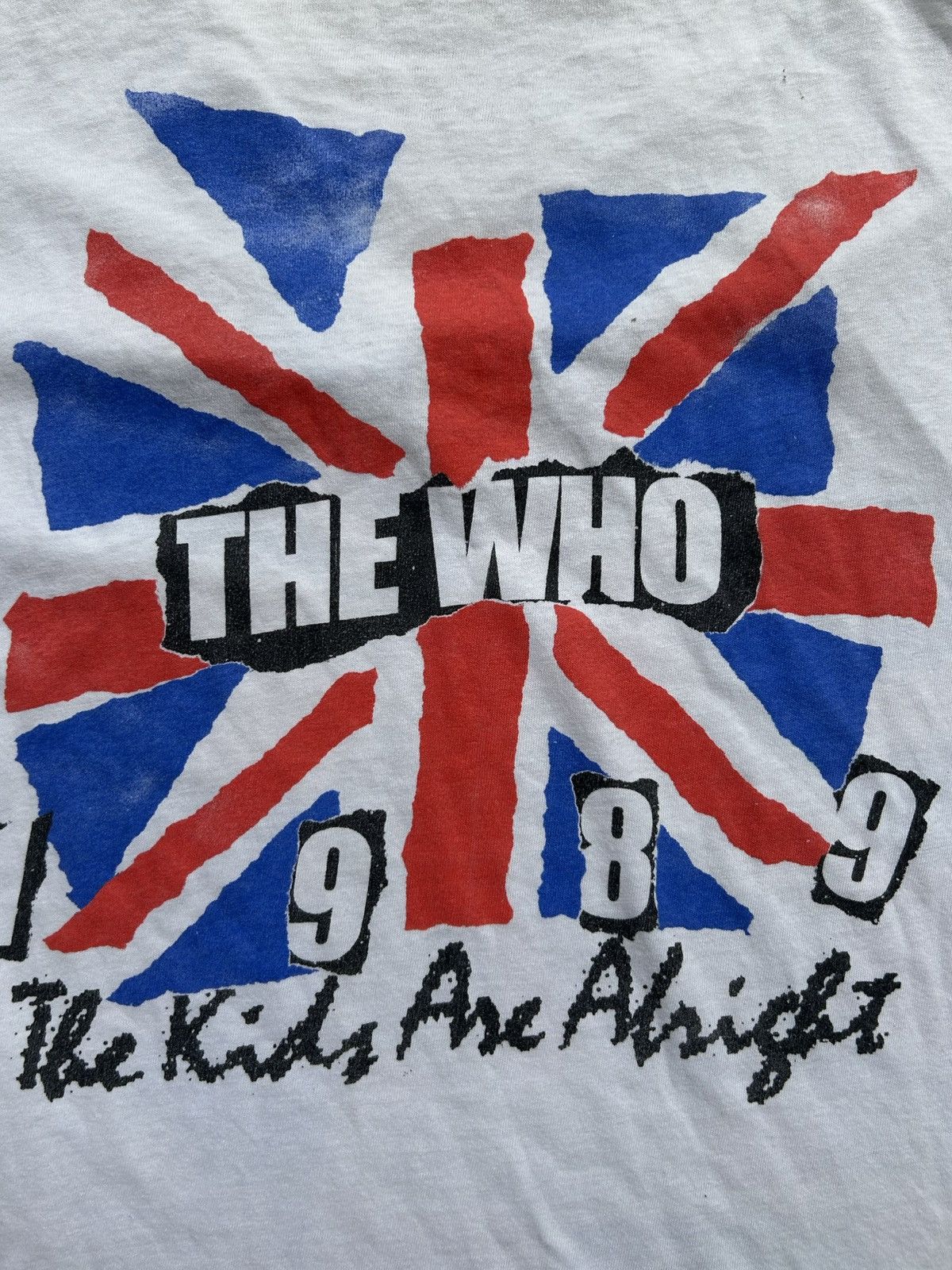 Vintage Vintage 1989 THE WHO The Kids Are Alright Tour T-Shirt L Size US L / EU 52-54 / 3 - 8 Thumbnail