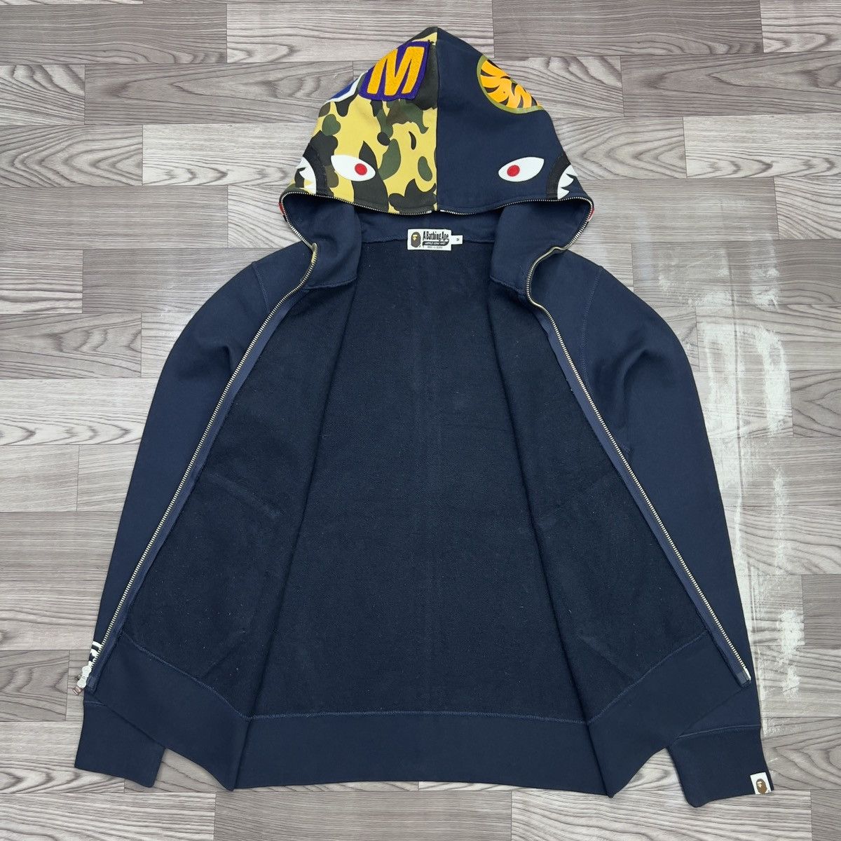 Bape Bape Classic Shark Full Zip Hoodie Size US M / EU 48-50 / 2 - 5 Thumbnail