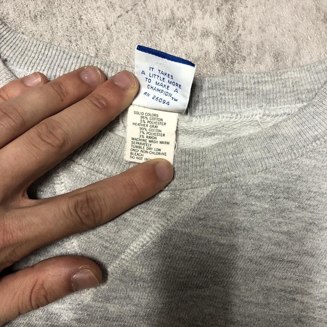 Champion Champion grey sweatshirt with red Indiana University Size US XXL / EU 58 / 5 - 6 Thumbnail