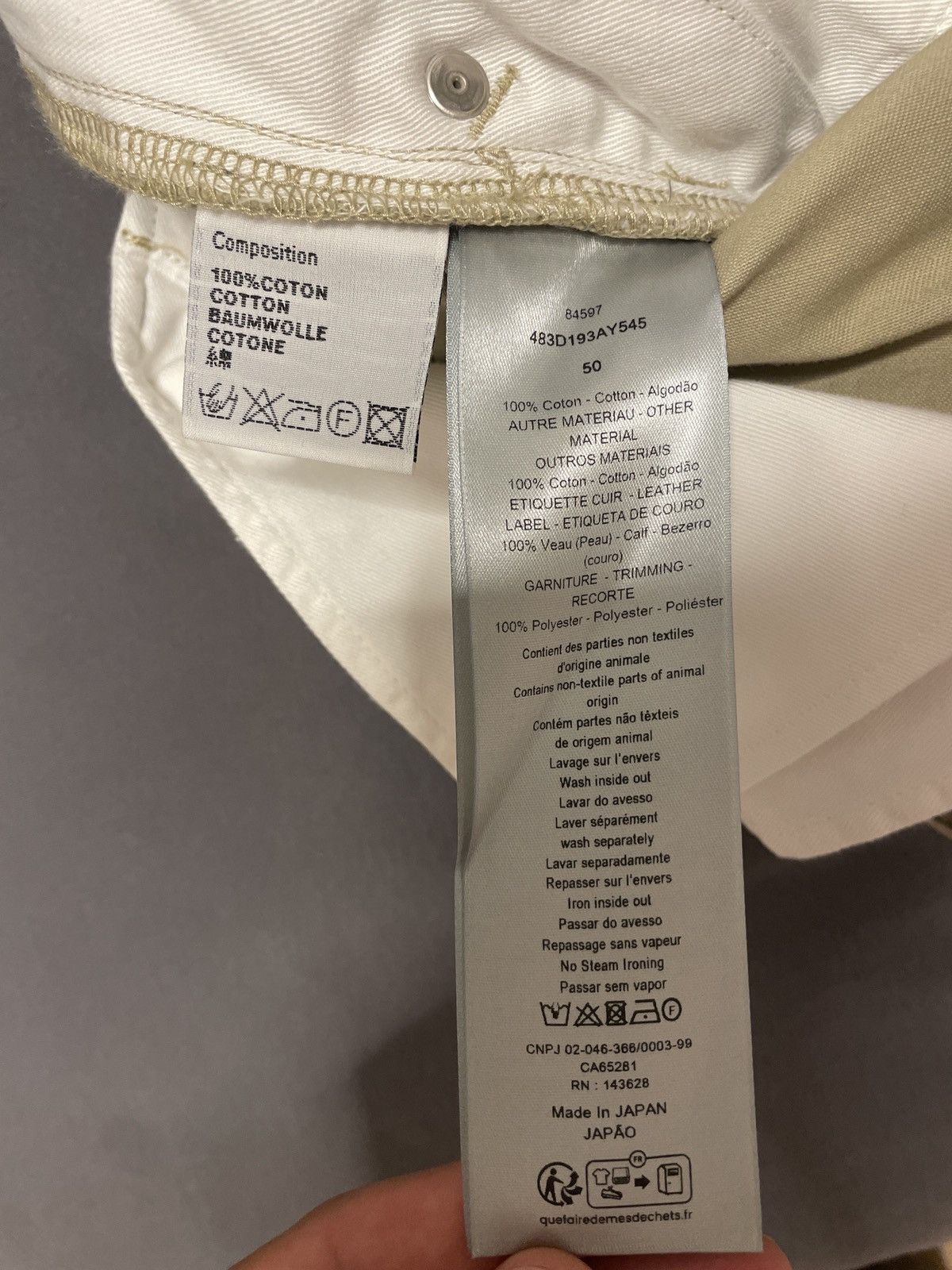 Dior Dior beige shorts Size US 32 / EU 48 - 7 Thumbnail