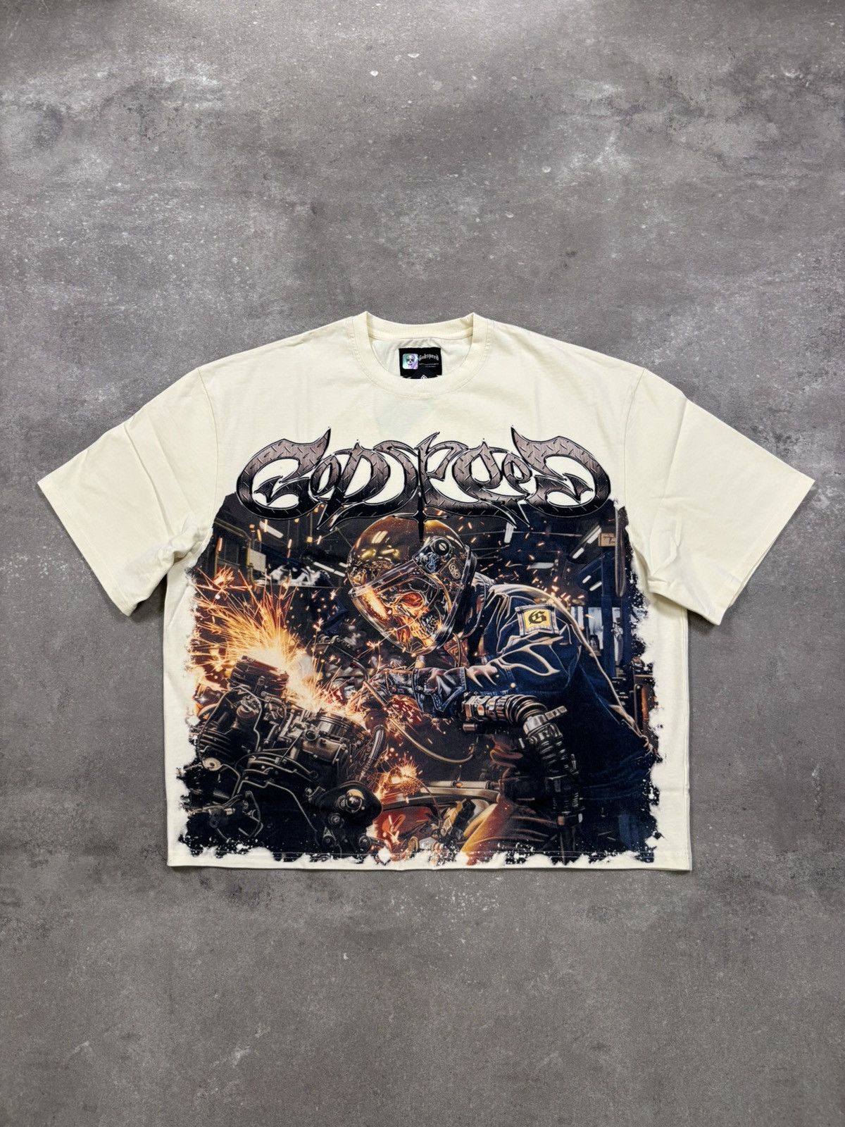 Godspeed Godspeed Under Construction Thermal Tee, Bone Size US S / EU 44-46 / 1 - 1 Thumbnail