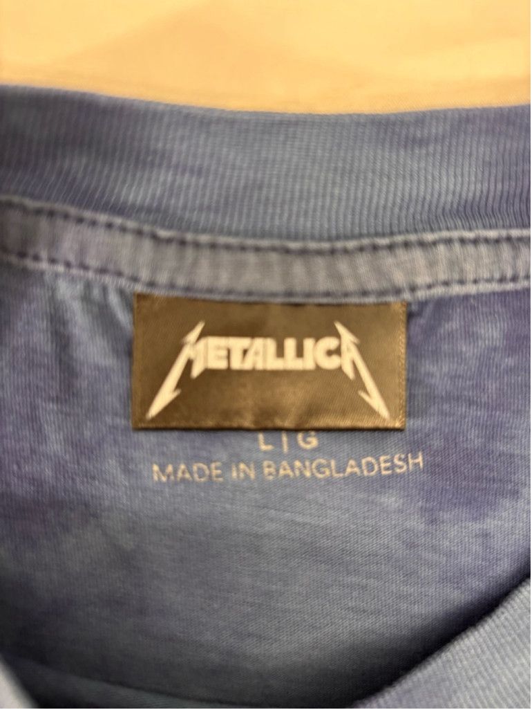 Metallica Men's Metallica Graphic T-Shirt Size L Blue Size US L / EU 52-54 / 3 - 7 Thumbnail