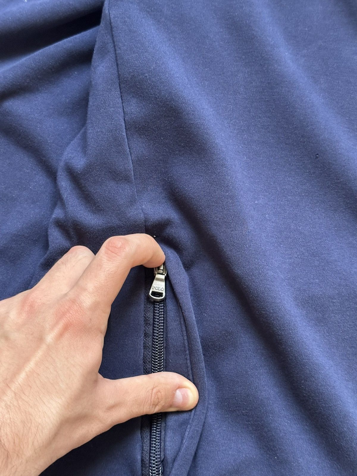 Polo Ralph Lauren Vintage Polo Ralph Lauren Zip Sweatshirt Deep Blue Fit Size US L / EU 52-54 / 3 - 8 Thumbnail