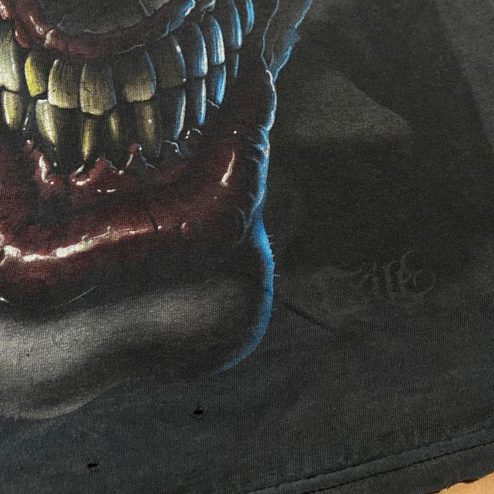 Vintage Y2k scary smoking clown tee shirt xl Size US XL / EU 56 / 4 - 2 Thumbnail