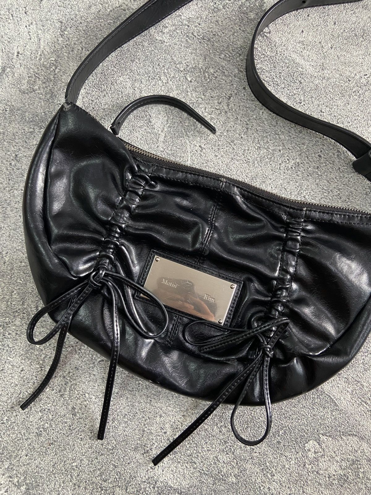 Matin Kim Martin kim half shirring ribbon shoulder bag Size ONE SIZE - 2 Thumbnail