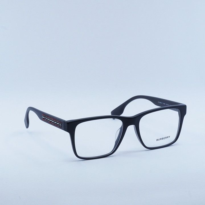 Burberry Burberry BE2393D 3464 Men Eyeglasses Matte Black 55mm Size ONE SIZE - 8 Thumbnail