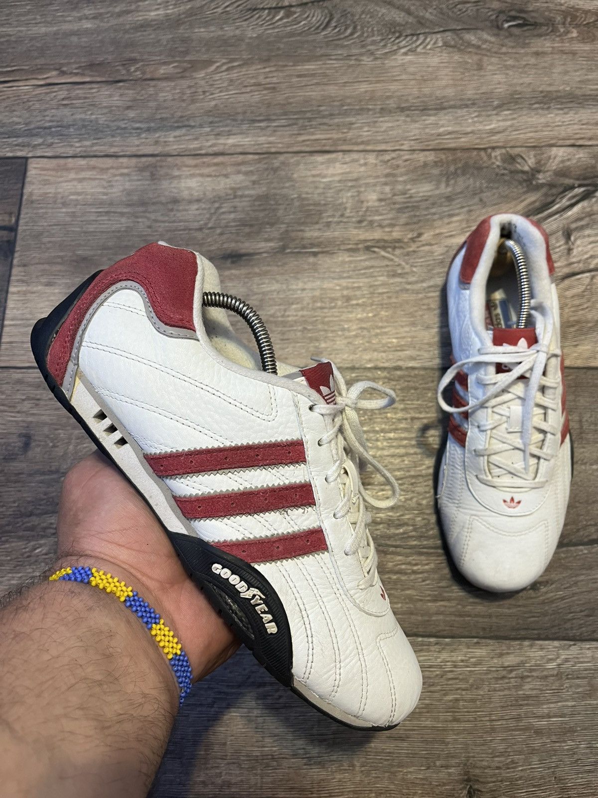 Leather Adidas Goodyear Scarpe Adidas Goodyear Brown Leather Top