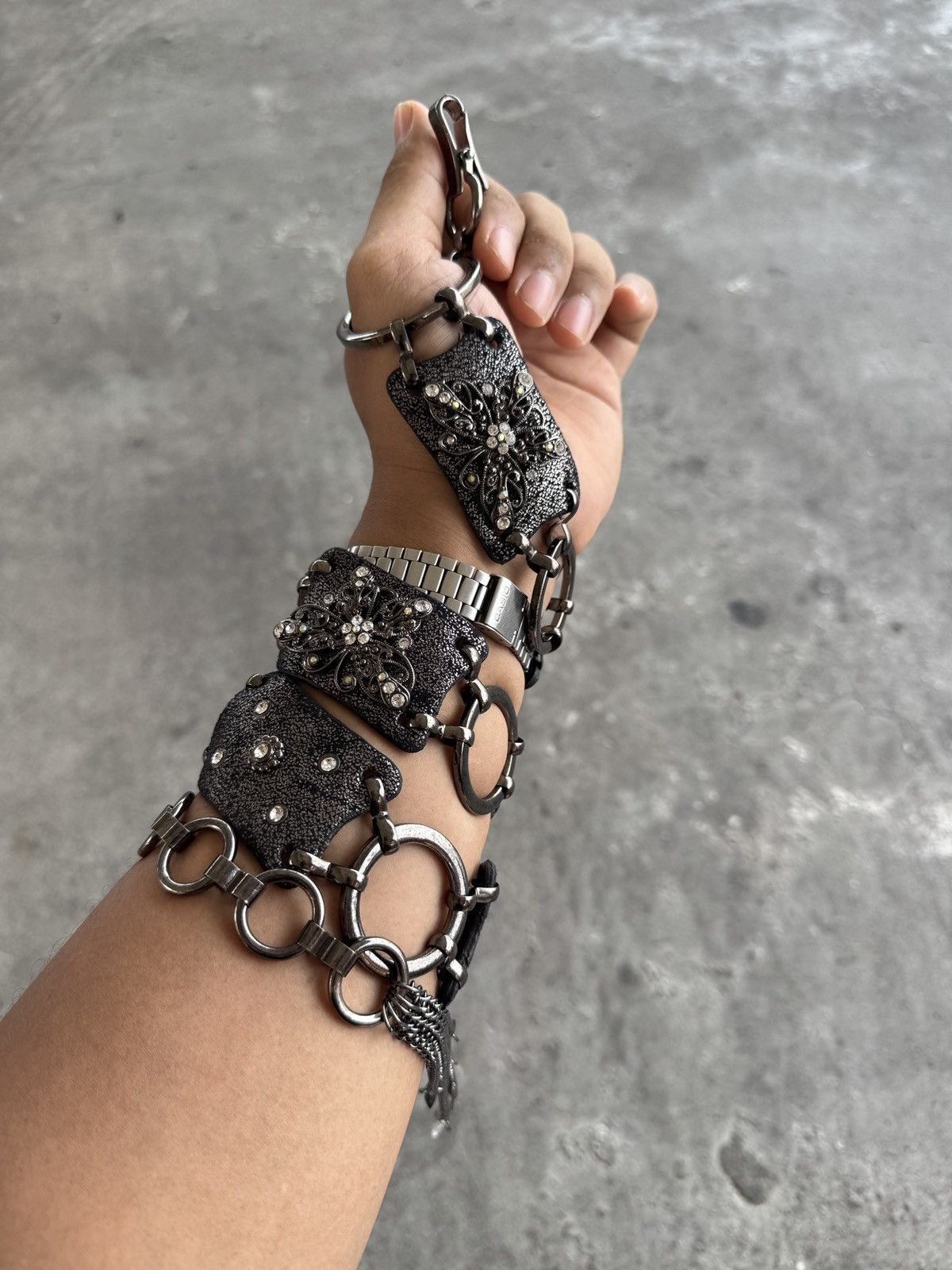 Vintage Belt Butterfly Chain Iron Size ONE SIZE - 6 Thumbnail
