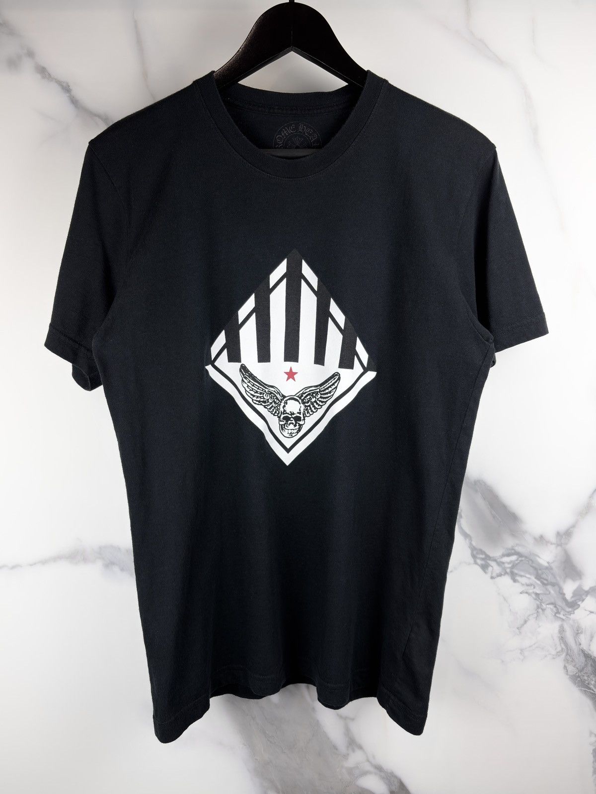 Chrome Hearts Chrome Hearts Foti Skull Winged Logo Tshirt Black Size US M / EU 48-50 / 2 - 1 Thumbnail