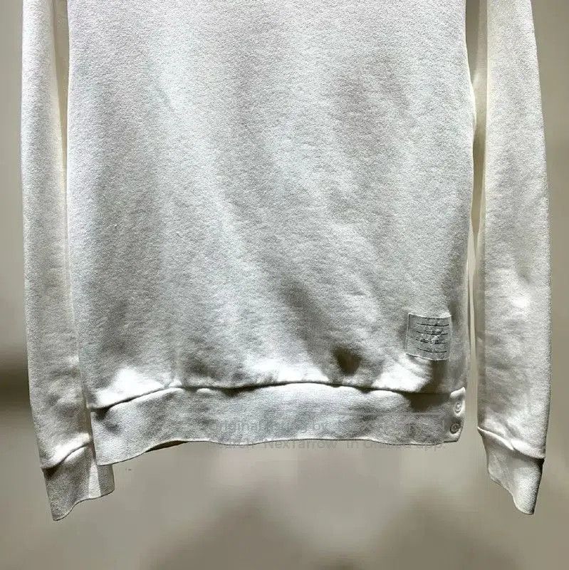 Thom Browne Thom Browne White Cotton Men's Sweatshirt . Size US M / EU 48-50 / 2 - 3 Thumbnail
