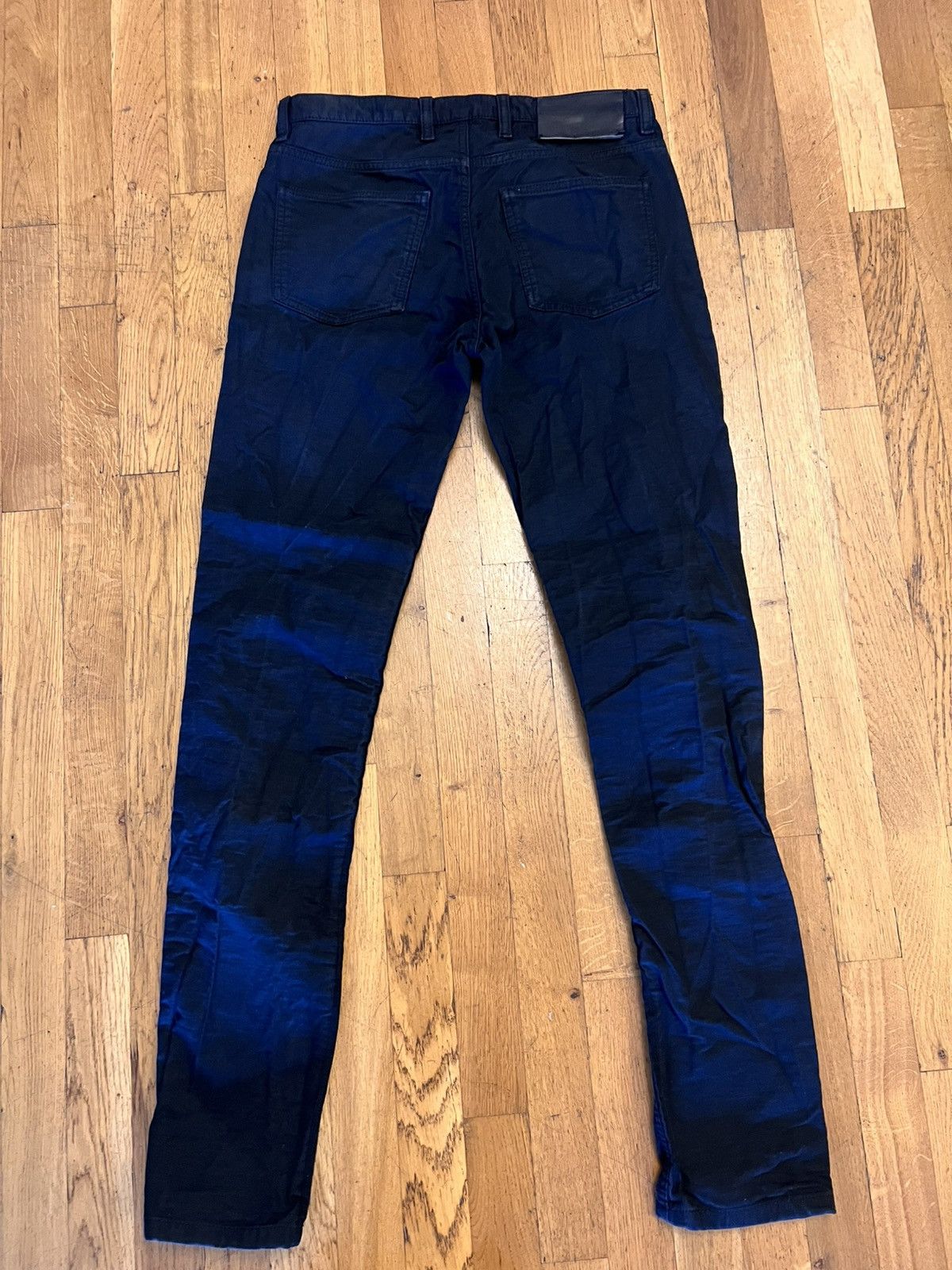 Lanvin Lavin dark navy trousers 5 pocket size 30 Size US 30 / EU 46 - 4 Thumbnail