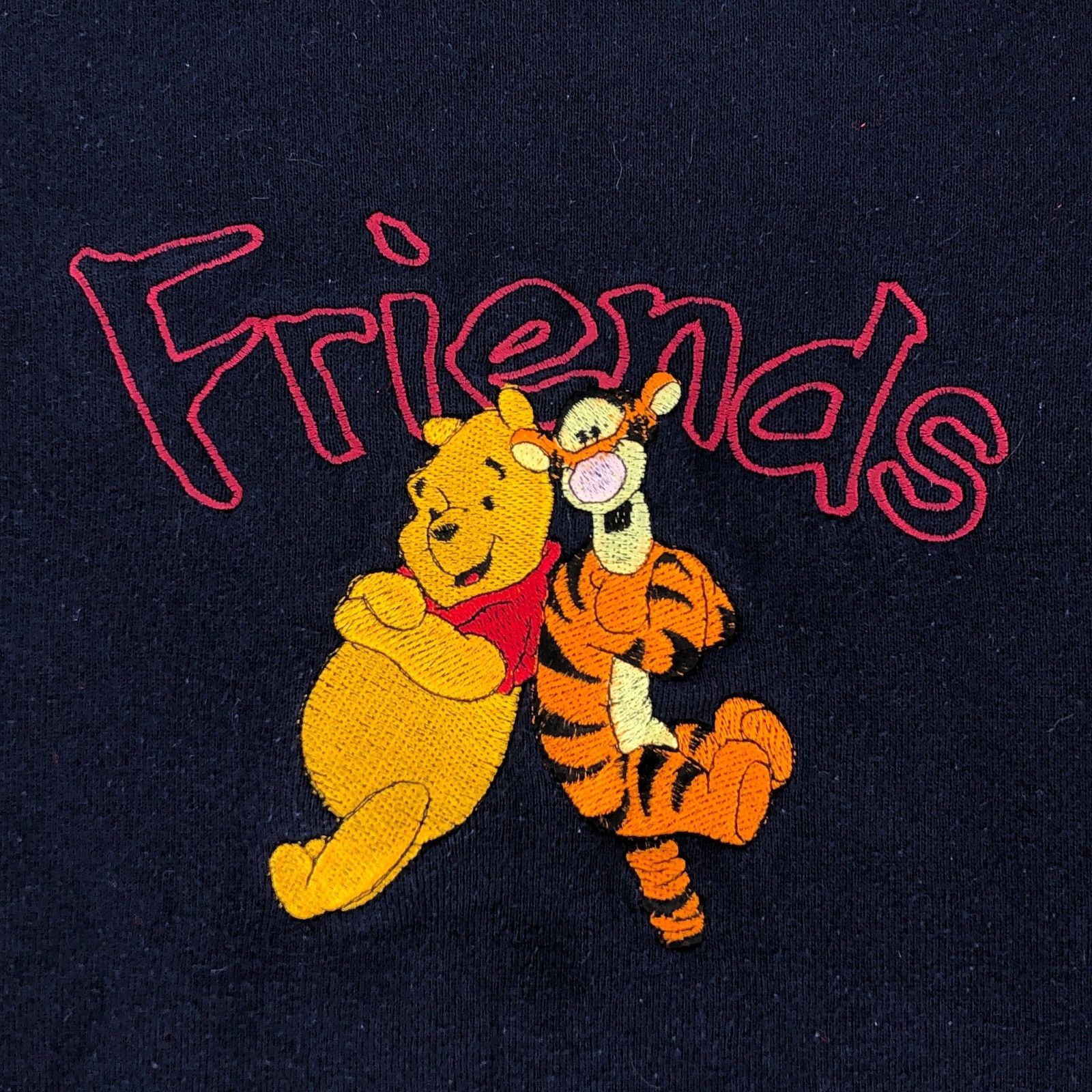 Vintage 90s Winnie the Pooh Tigger Friends sweatshirt 1990s vintage Size L / US 10 / IT 46 - 3 Thumbnail