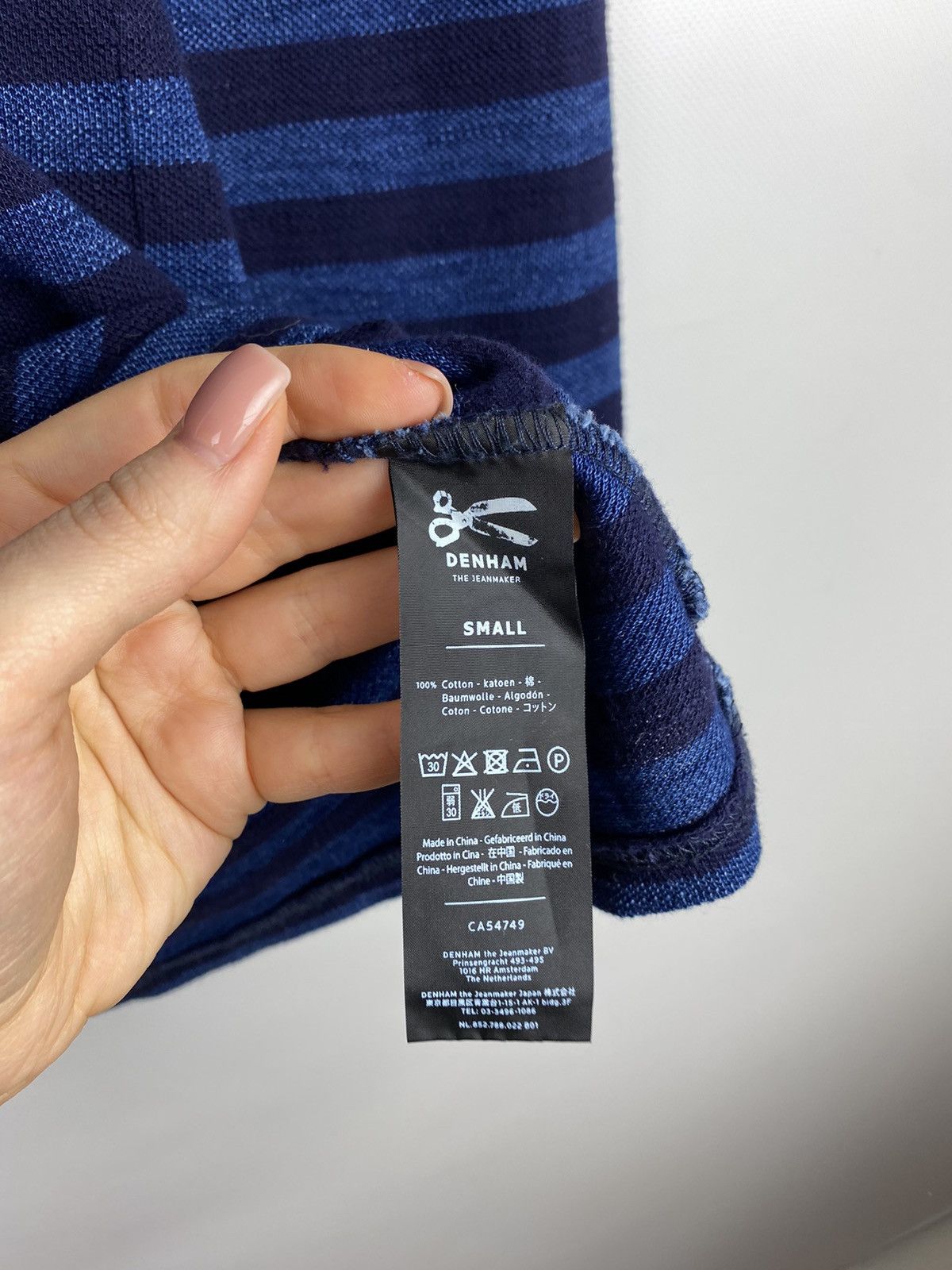 DENHAM × Japanese Brand Denham men’s striped sweatshirt pullover size S Size US S / EU 44-46 / 1 - 10 Thumbnail