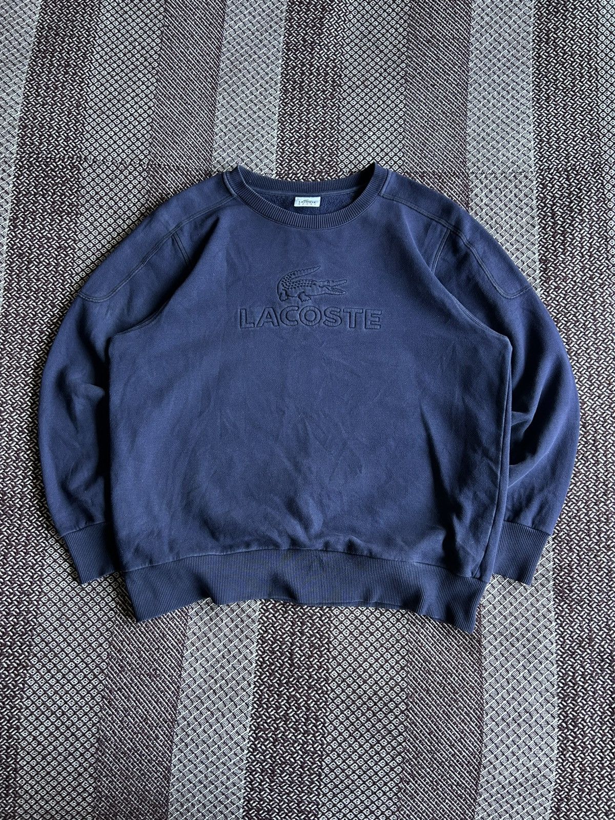 Lacoste × Vintage Vintage Lacoste Sport Big Logo Embroidered Sweatshirt SZ L/5 Size US L / EU 52-54 / 3 - 1 Thumbnail