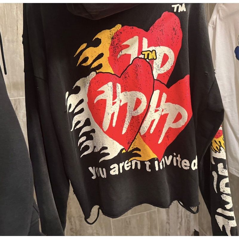 Other Hyde Park "You Aren't Invited" Double Heart Hoodie Size S Size US S / EU 44-46 / 1 - 3 Thumbnail