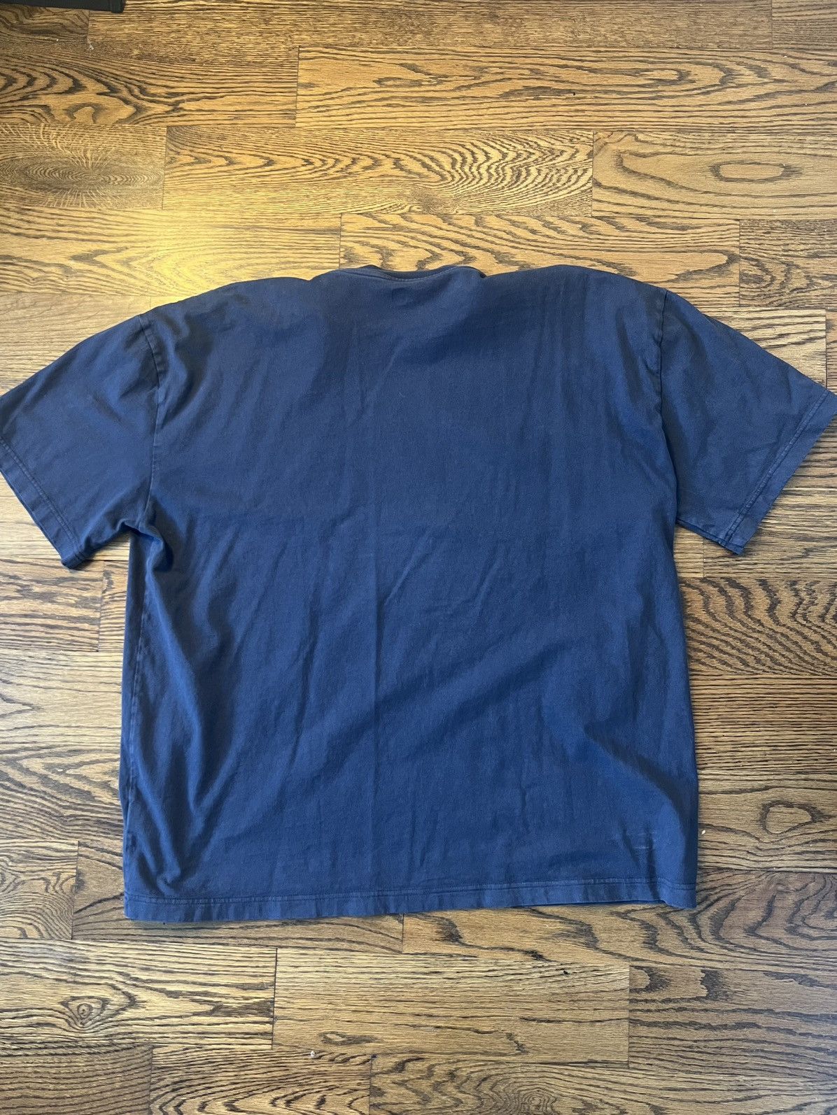 Balenciaga × Gap × Yeezy Yeezy Gap Blank Navy Tee Size US XL / EU 56 / 4 - 2 Thumbnail