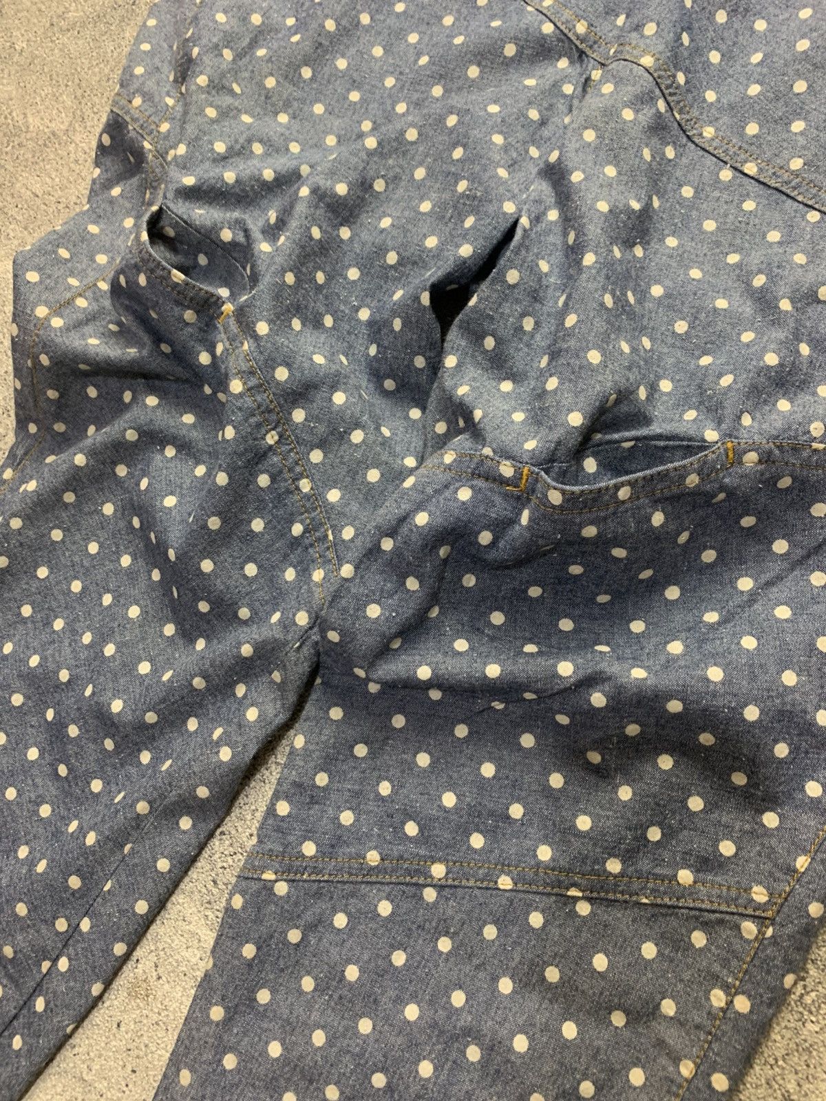 Frapbois 🐍 Frapbois Issey Miyake Drop Crotch Polka dot Pants Size US 30 / EU 46 - 3 Thumbnail