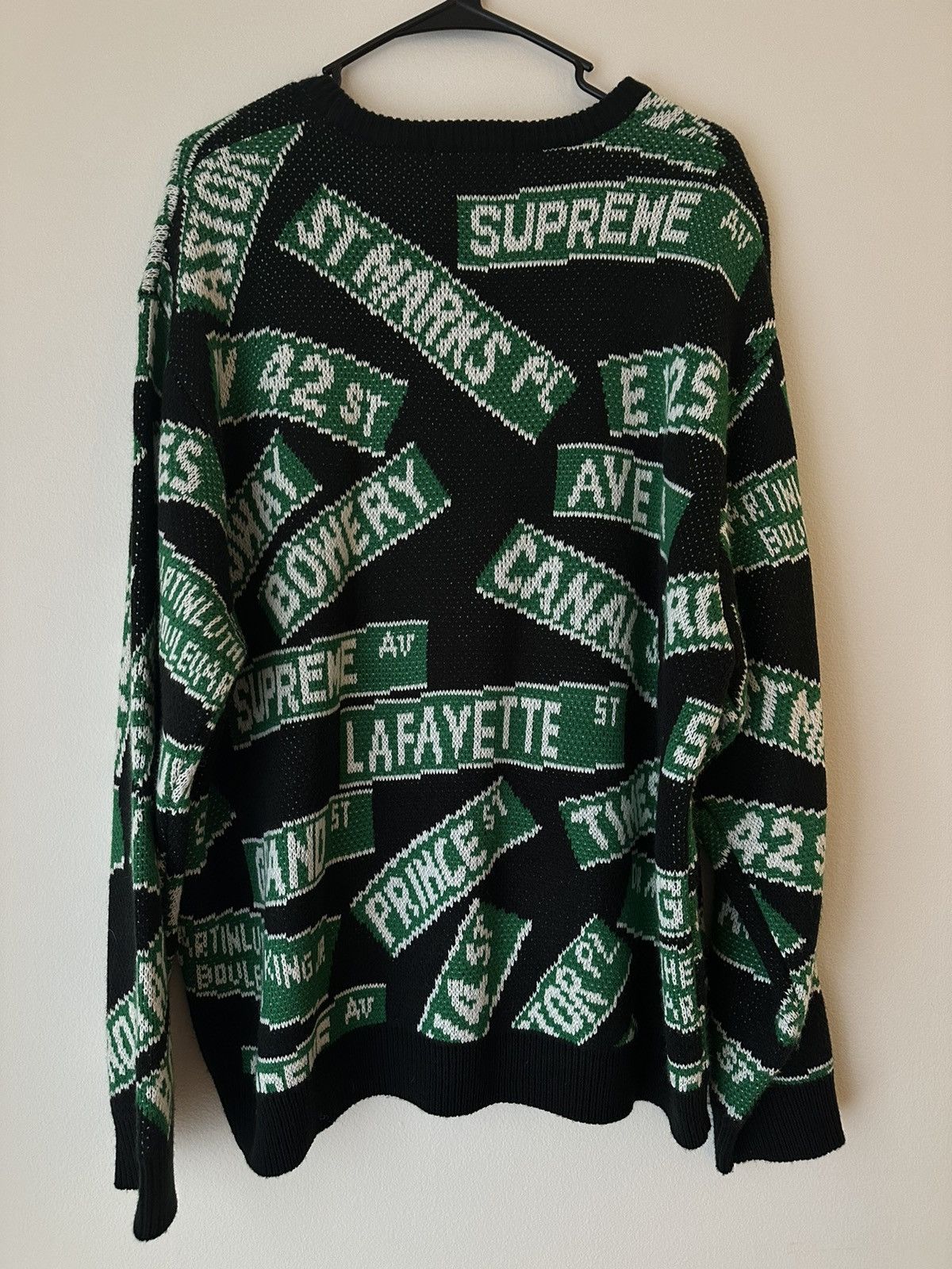 Supreme Supreme Street Signs Sweater Size US XL / EU 56 / 4 - 3 Thumbnail