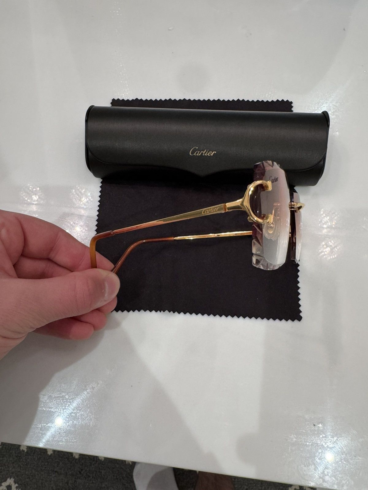 Cartier Cartier sunglasses big c Size ONE SIZE - 4 Thumbnail