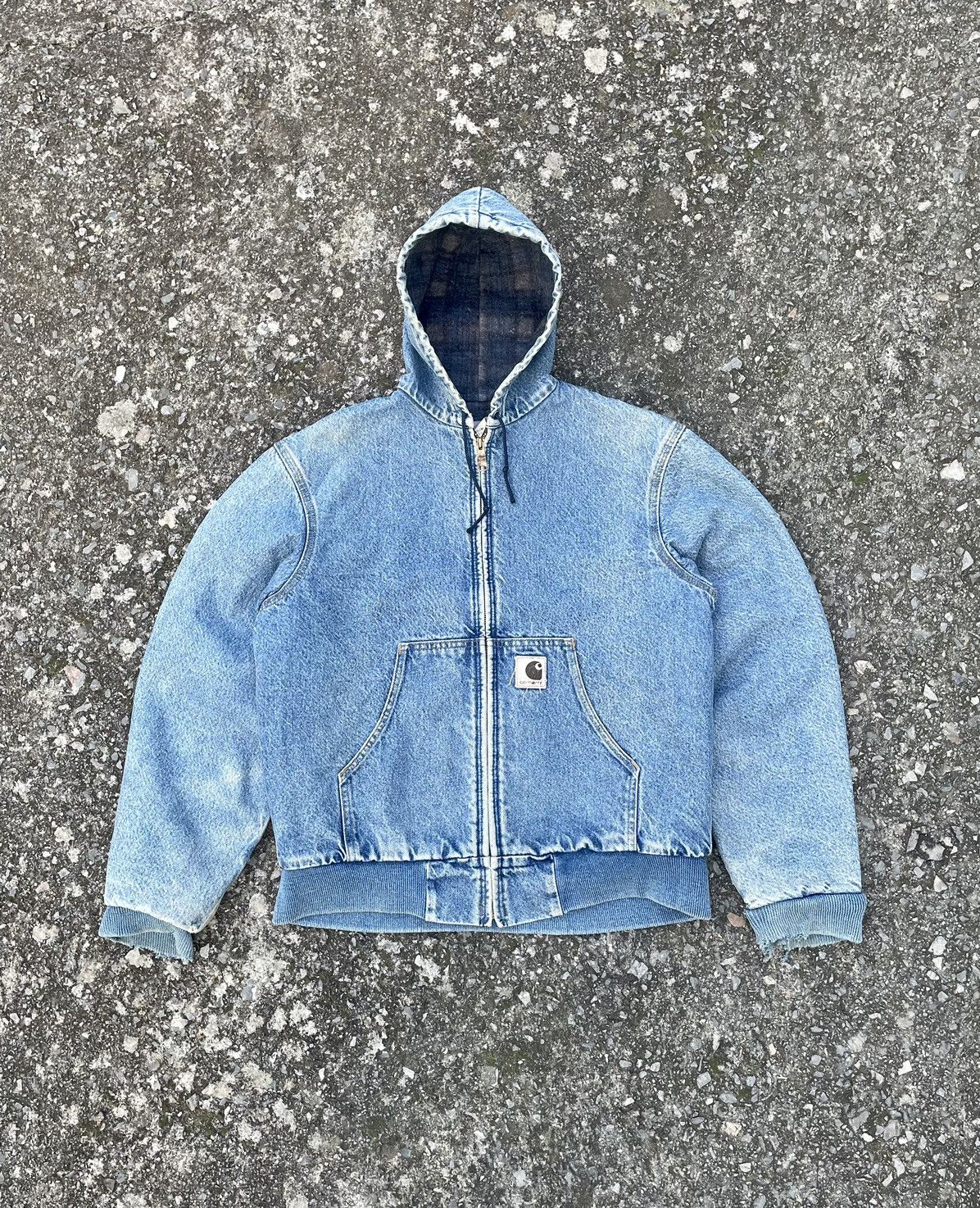 Vintage JB1198 DST Carhartt active jacket Detroit denim asap rocky ...