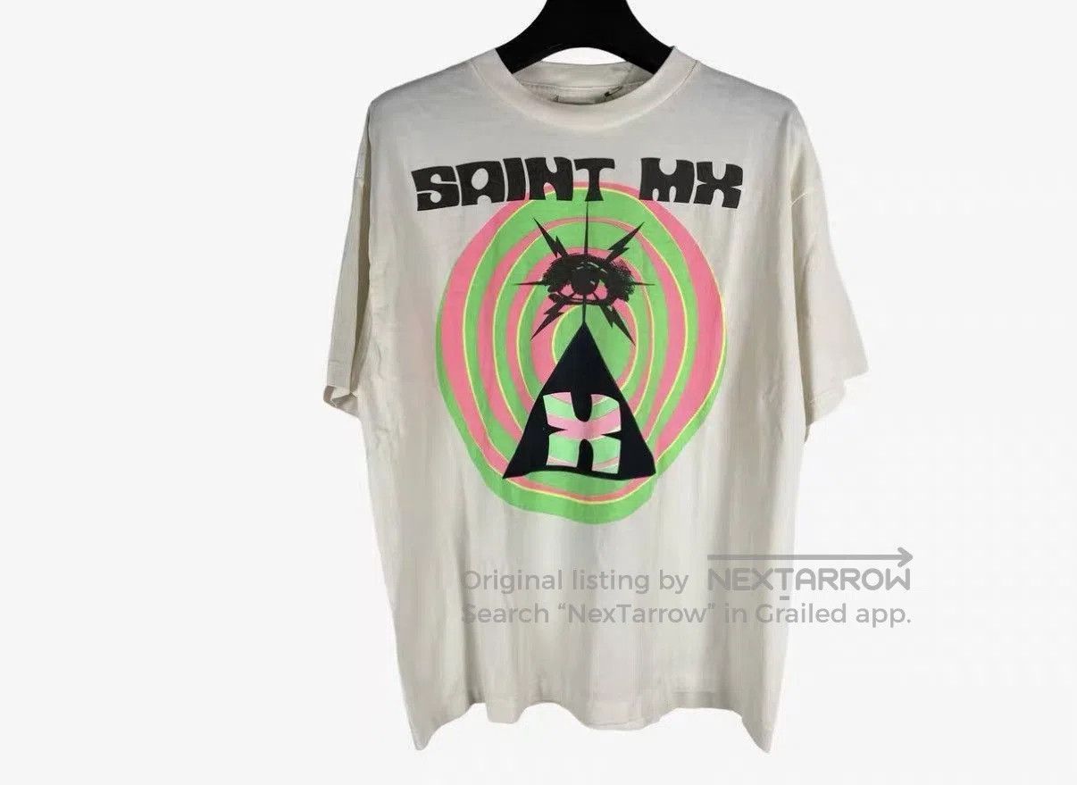 Saint Michael White Graphic Short Sleeve T. Size US XL / EU 56 / 4 - 1 Thumbnail