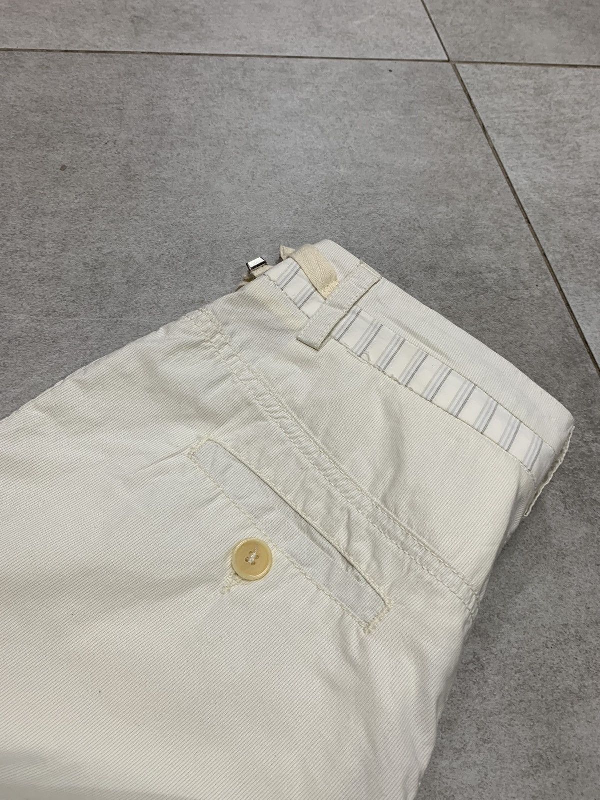 Kenzo Y2k vintage 2000s cream White Kenzo loose Cargo trousers Size US 28 / EU 44 - 6 Thumbnail