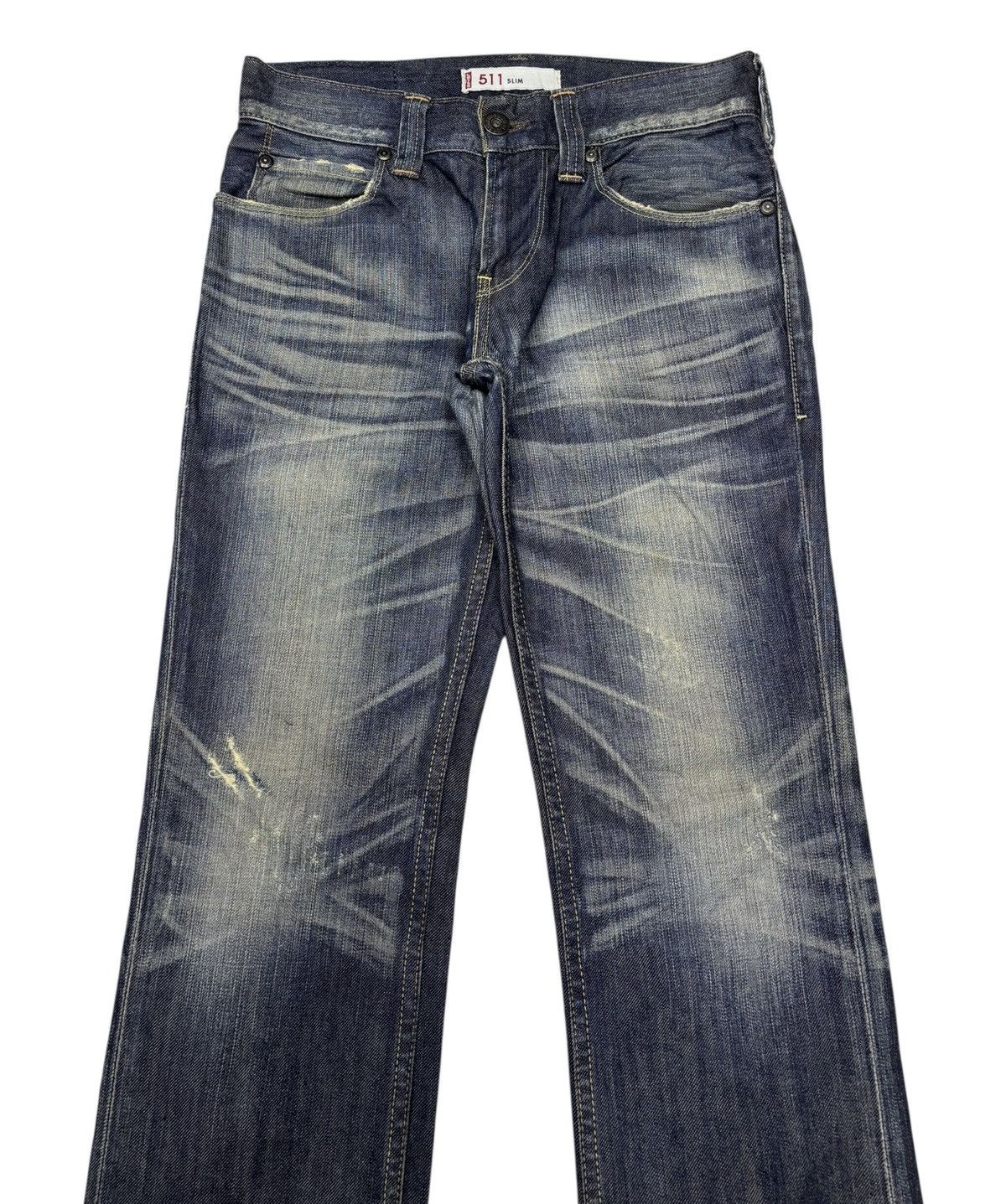Engineered Garments × Levi's Vintage Levis 511 Distressed Denim Jeans Size US 31 - 7 Thumbnail