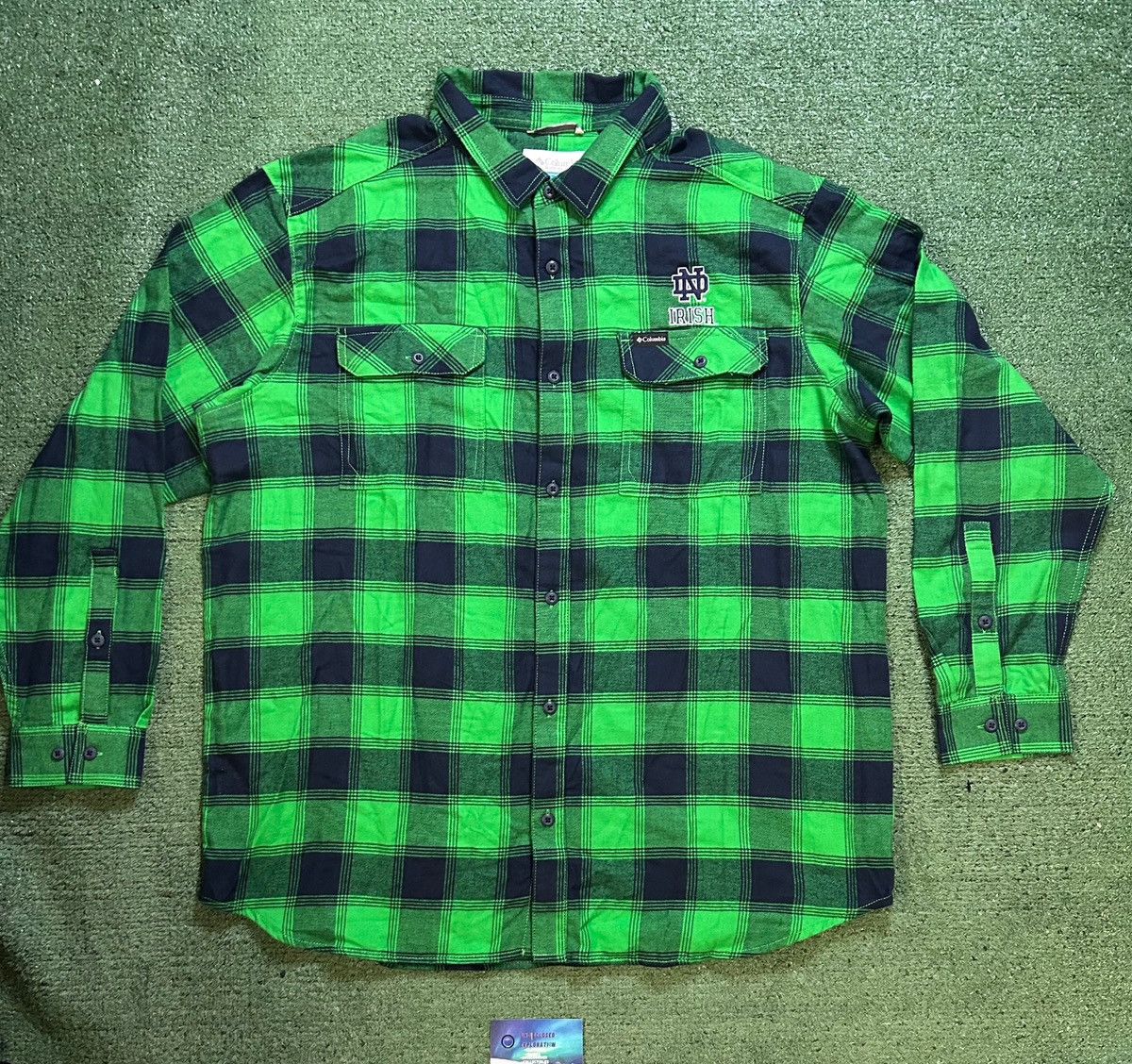 Columbia Columbia notre dame fighting Irish embroidered flannel Size US XXL / EU 58 / 5 - 1 Thumbnail