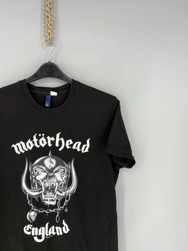 Band Tees Vintage Y2K Motörhead Band Rock Humor T-shirt Streetwear 90s Size US L / EU 52-54 / 3 - 5 Thumbnail