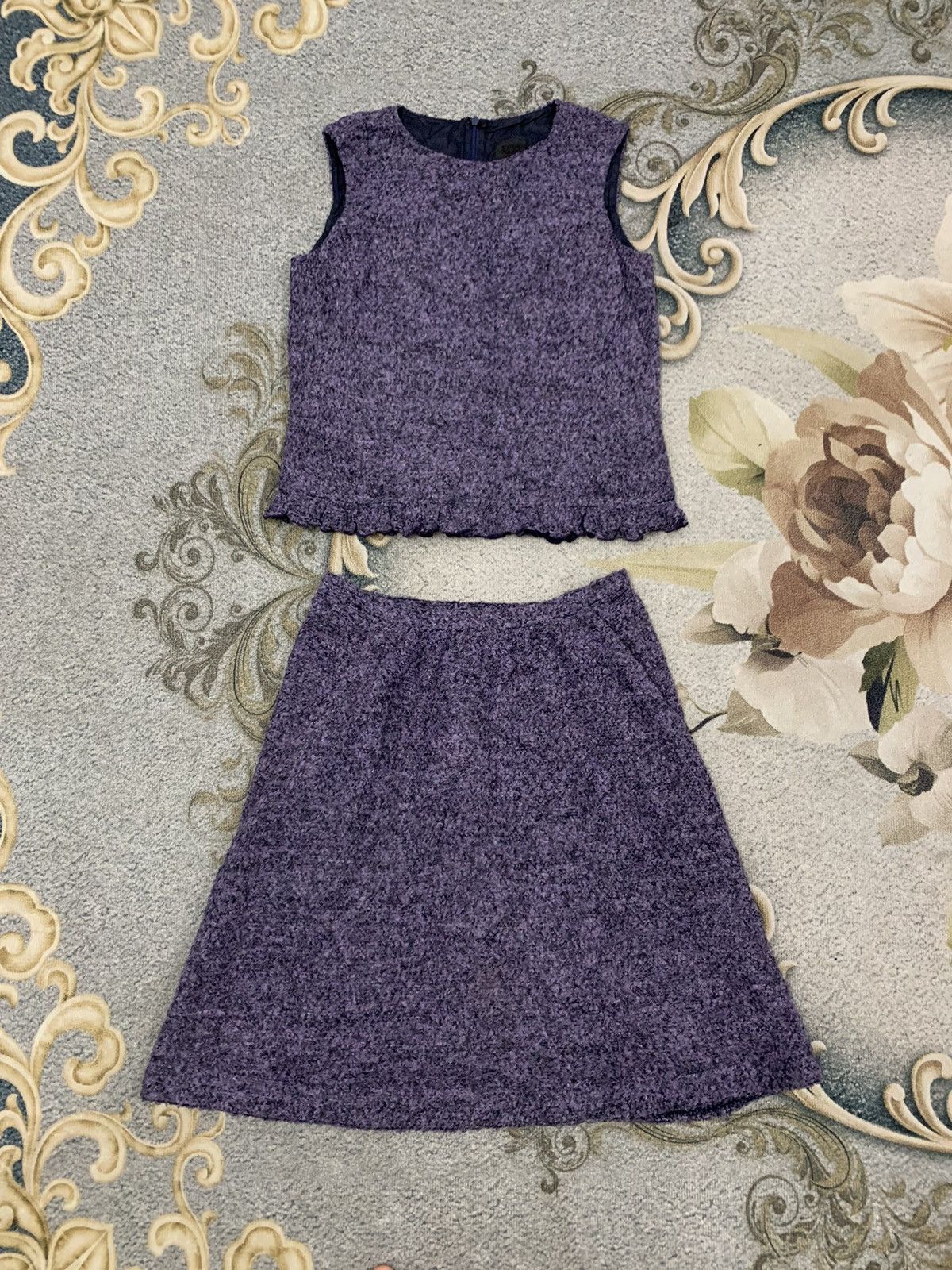 Anna Sui Anna Sui Set Suit Sleeveless Top & Skirt Made in Usa Size XS / US 0-2 / IT 36-38 - 1 Thumbnail