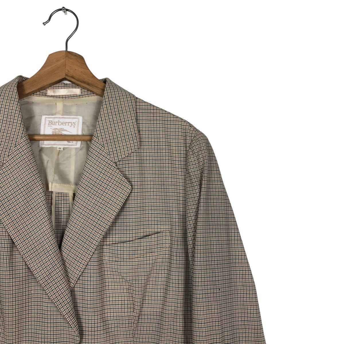 Burberry 🔥90’s Vintage Burberrys Nova Check Design Double Breast Size US M / EU 48-50 / 2 - 6 Thumbnail
