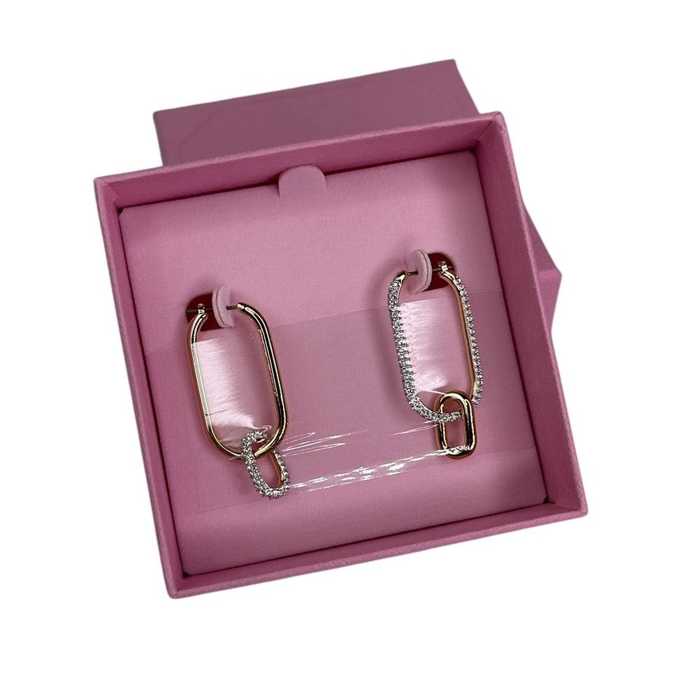 Swarovski Swarovski Time Hoop Pierced Earrings Size ONE SIZE - 1 Thumbnail
