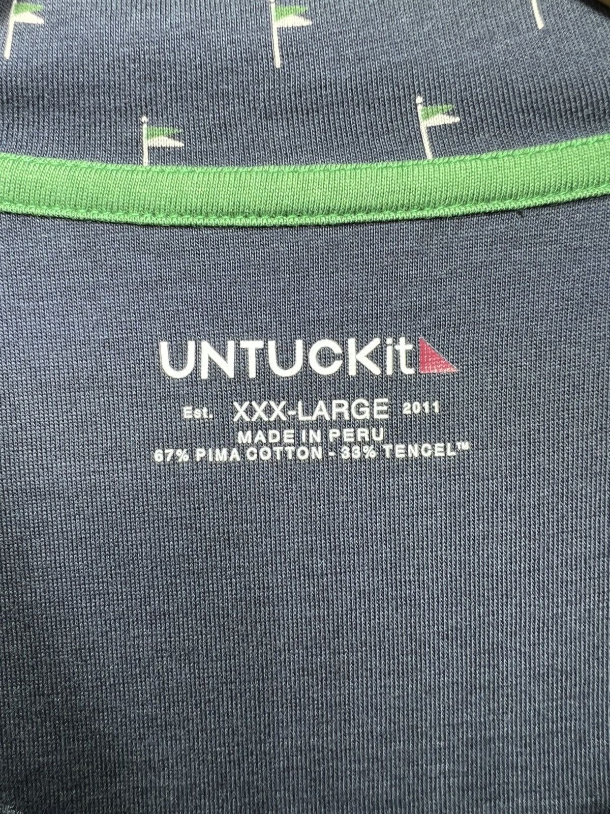 UNTUCKit UNTUCKit Pourret Short Sleeve Polo Men's 3XL Pima Cotton Size US XXL / EU 58 / 5 - 3 Thumbnail