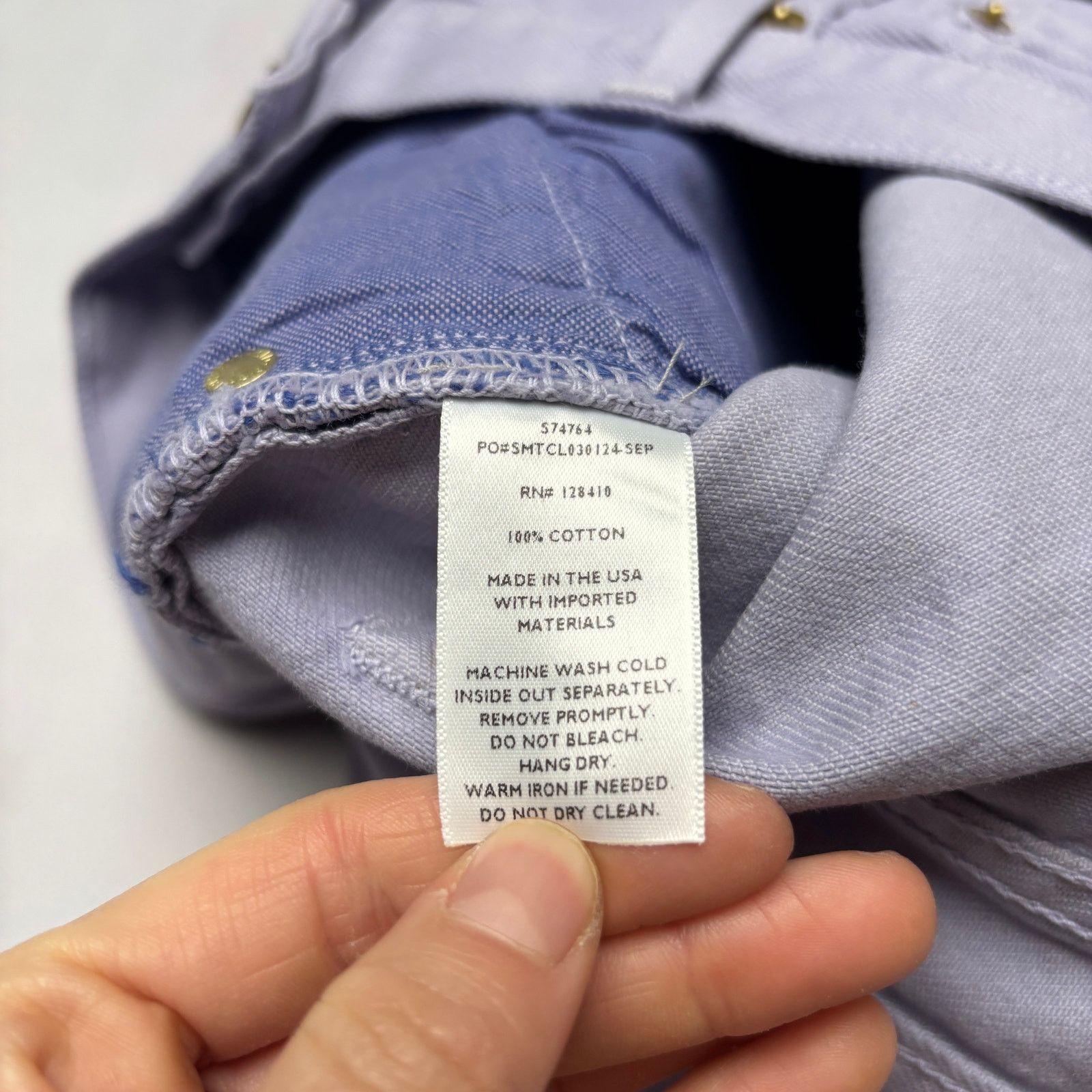 Sid Mashburn Sid Mashburn Straight Leg Jeans 36x30 Purple Denim 5 Pocket Size US 36 / EU 52 - 9 Thumbnail