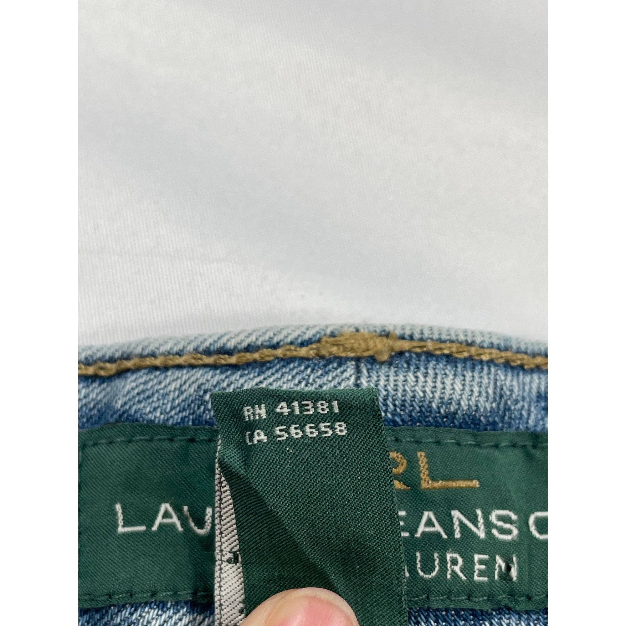 Lauren Ralph Lauren Lauren Ralph Lauren SKU 7551 WomensBlue Denim Straight Leg J Size 30" / US 8 / IT 44 - 18 Thumbnail