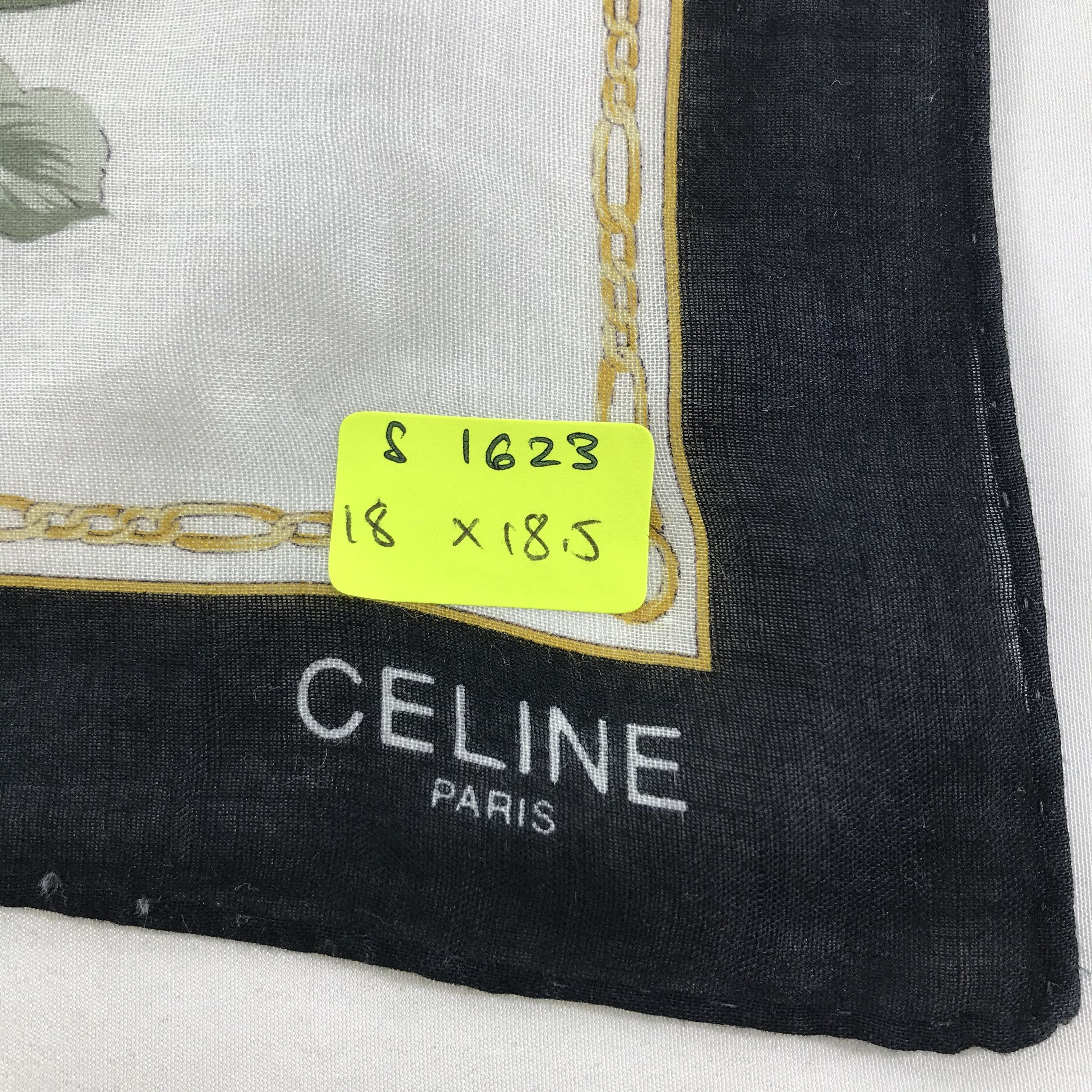 Celine × Vintage Celine Bandana / Handkerchief / Neckerchief - S1623 Size ONE SIZE - 10 Thumbnail