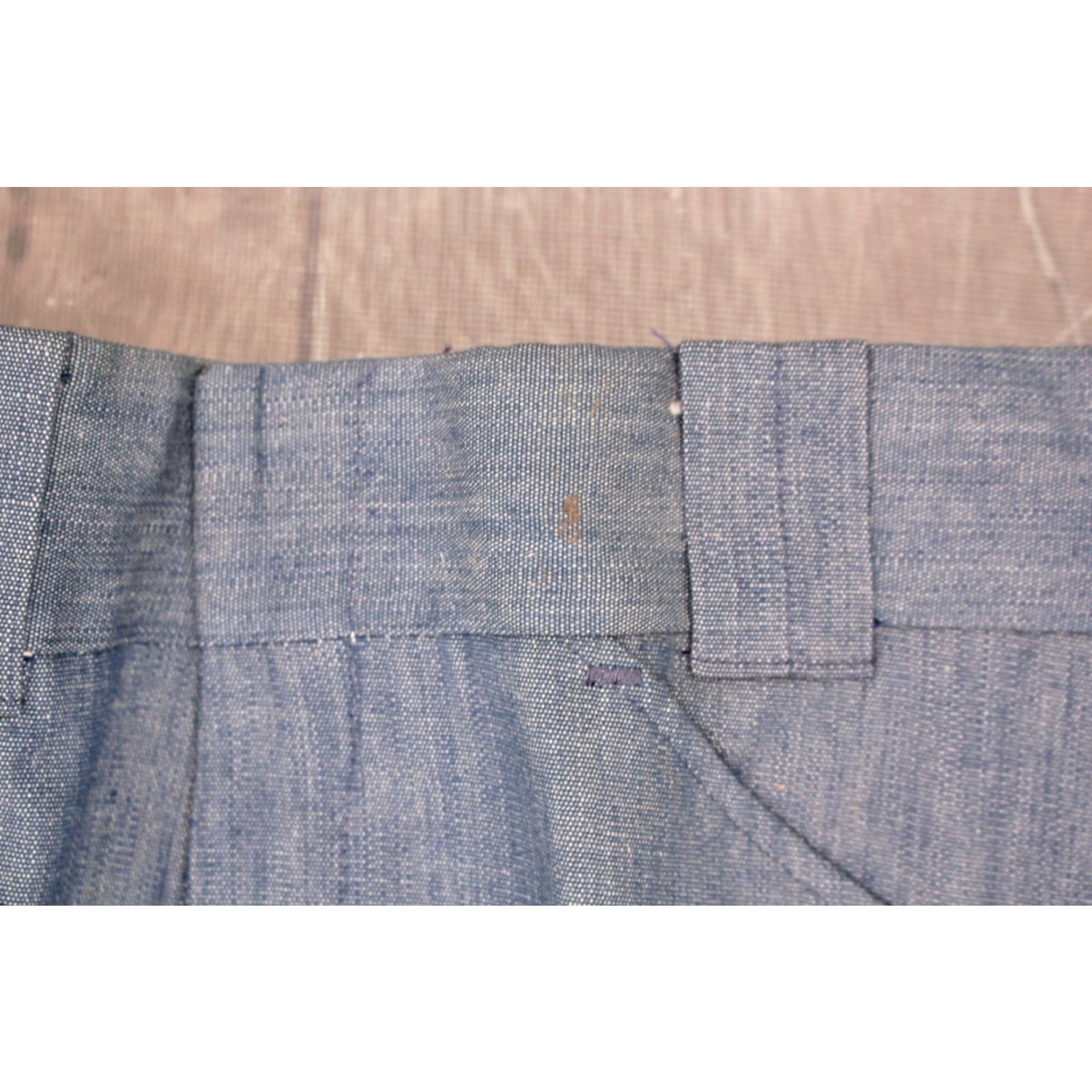 Vintage Stephens 60s 70s NOS Vintage Blue Flared Pants 31x31 Mens Trousers 1960s 1970s 60s 70s Pants Mens Blue Stephens Flared NOS Vintage Size US 31 - 4 Thumbnail