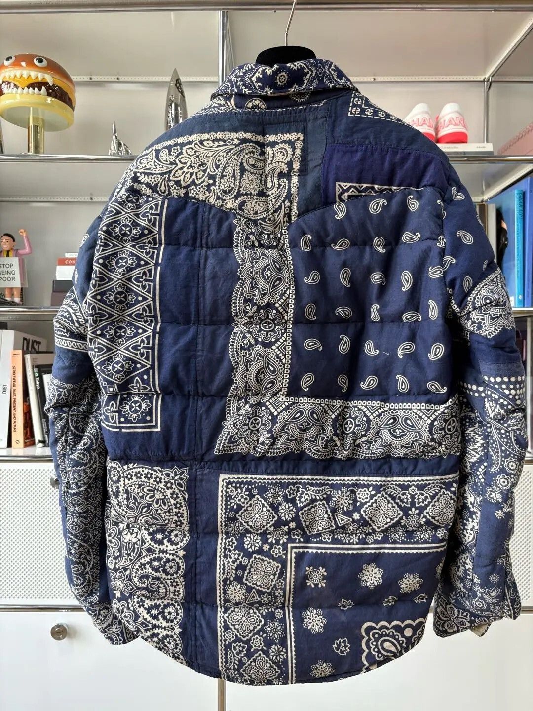 Visvim Visvim Kerchief Down Jacket Bandana Blue Size US M / EU 48-50 / 2 - 3 Thumbnail