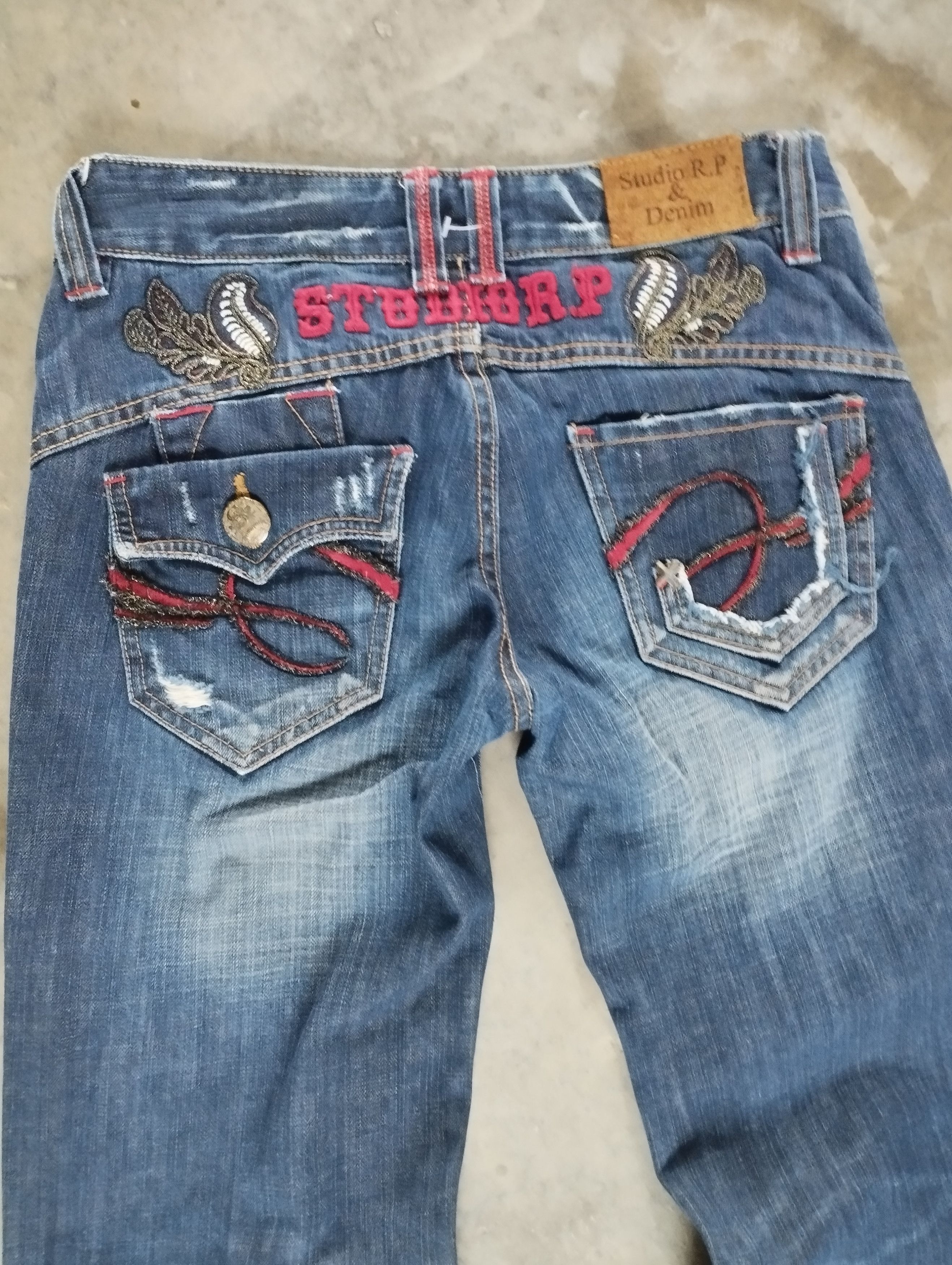 Other Flare Jeans Stone Wash Studio RP Low Rise Bootcut Jeans Size US 29 - 6 Thumbnail