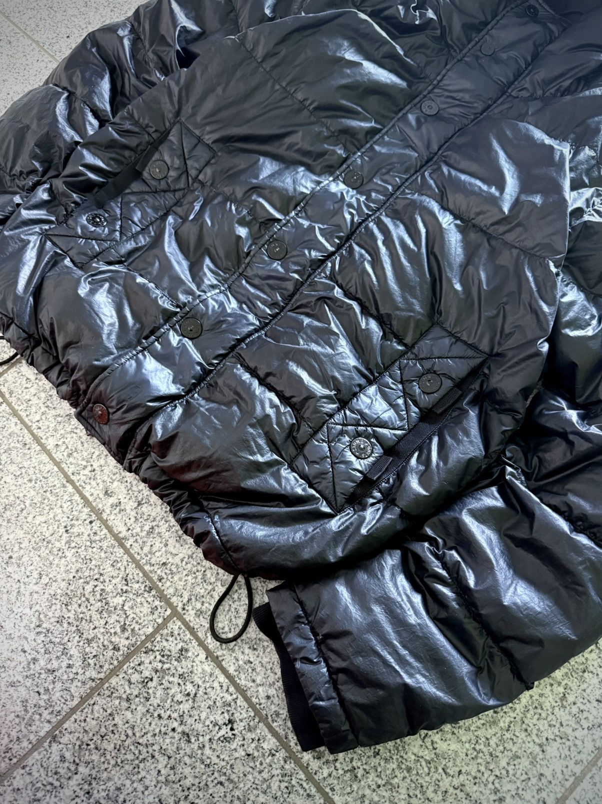 Stone Island 00s Stone Island Rare Puffer Vintage Jacket Drill Streetwear Size US L / EU 52-54 / 3 - 6 Thumbnail