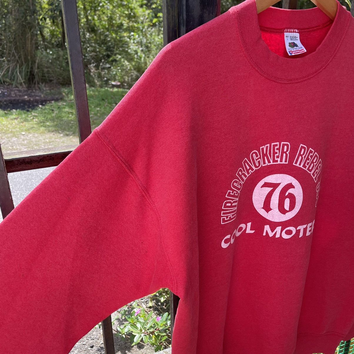 Fruit Of The Loom × Vintage 🔥Vintage Firecrackers Rebel 300 Cool Moters Sweatshirts Size US M / EU 48-50 / 2 - 5 Thumbnail