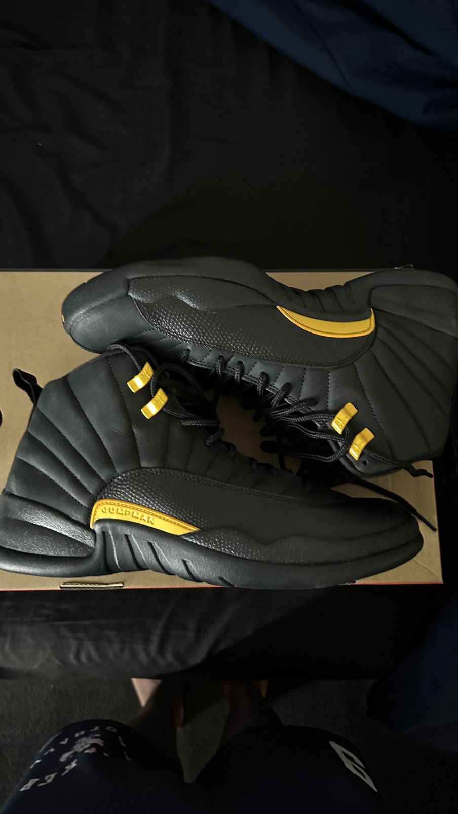 Jordan Brand Air Jordan 12 Retro 'Black Taxis' Size US 11 / EU 44 - 5 Thumbnail