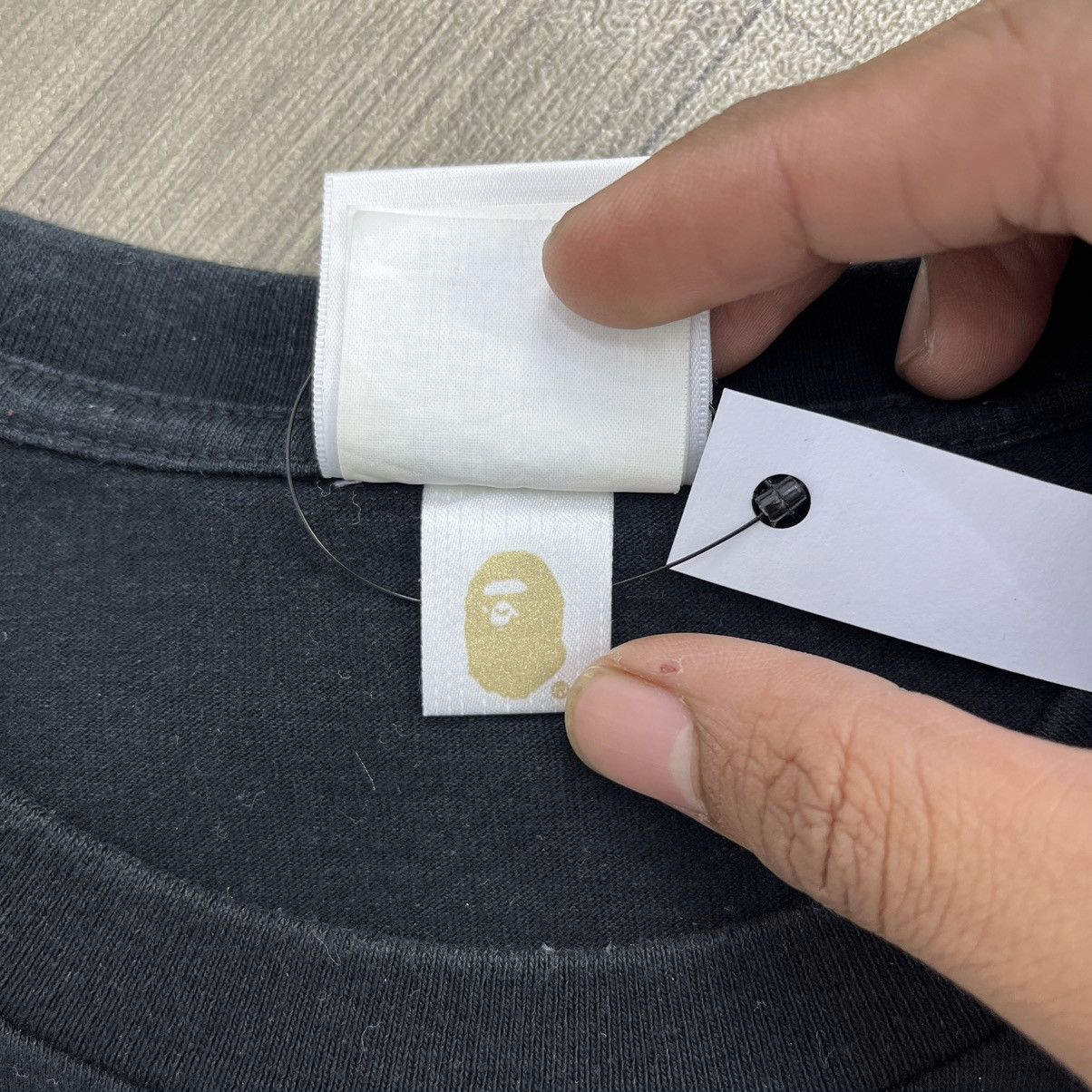 Bape Bape Big Logo Black Tee Size US M / EU 48-50 / 2 - 6 Thumbnail