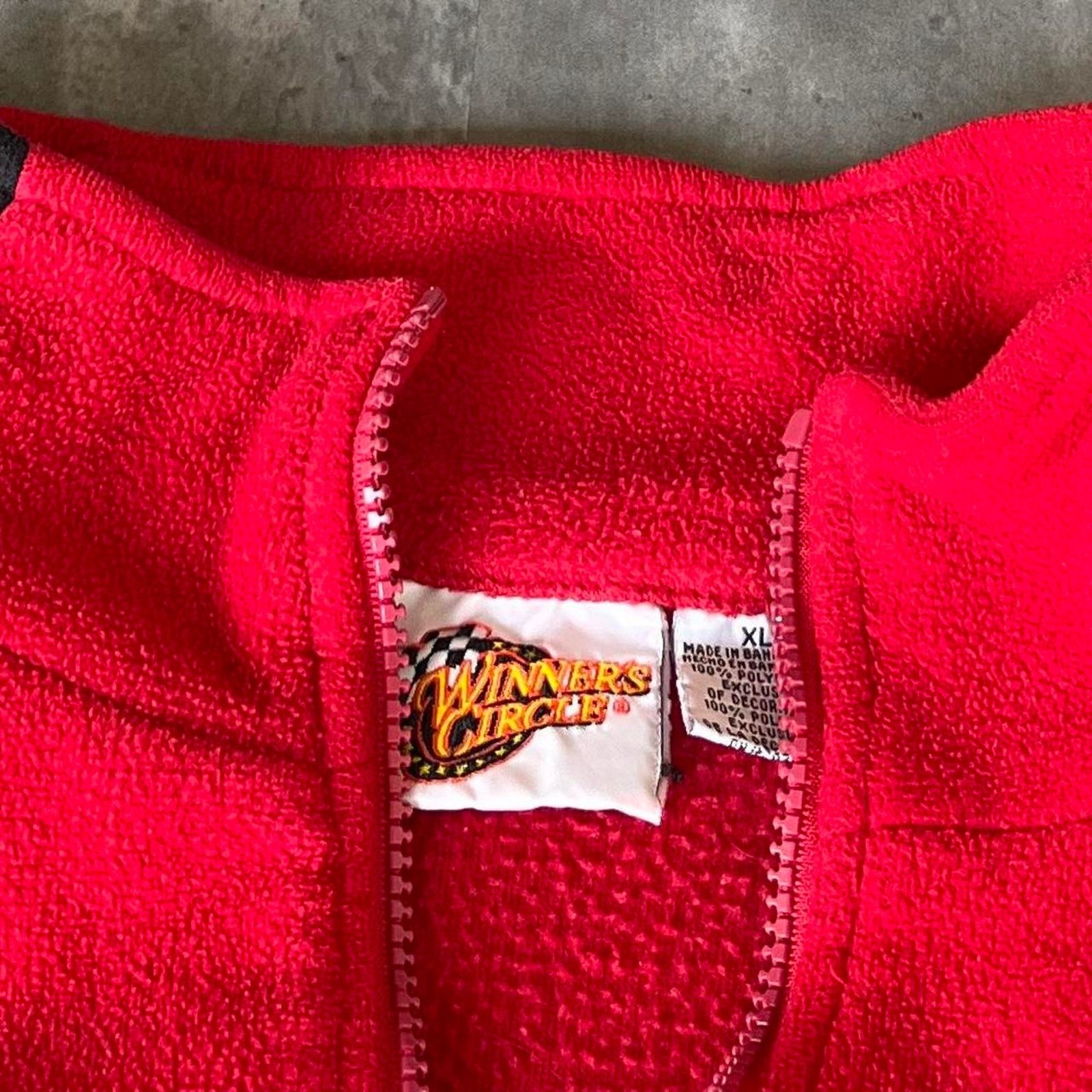 NASCAR × Vintage × Winners Circle Crazy Vintage Y2K Nascar Fleece Zip Up Jacket Size US XL / EU 56 / 4 - 5 Thumbnail