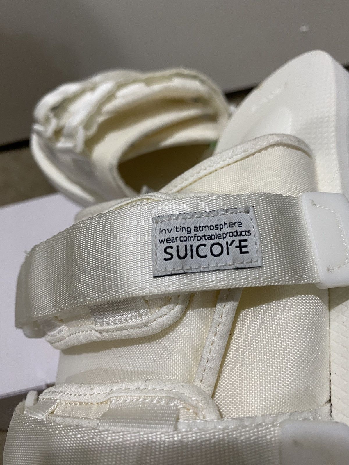 Suicoke White Moto-CAB Sandals Size US 9 / EU 42 - 4 Thumbnail