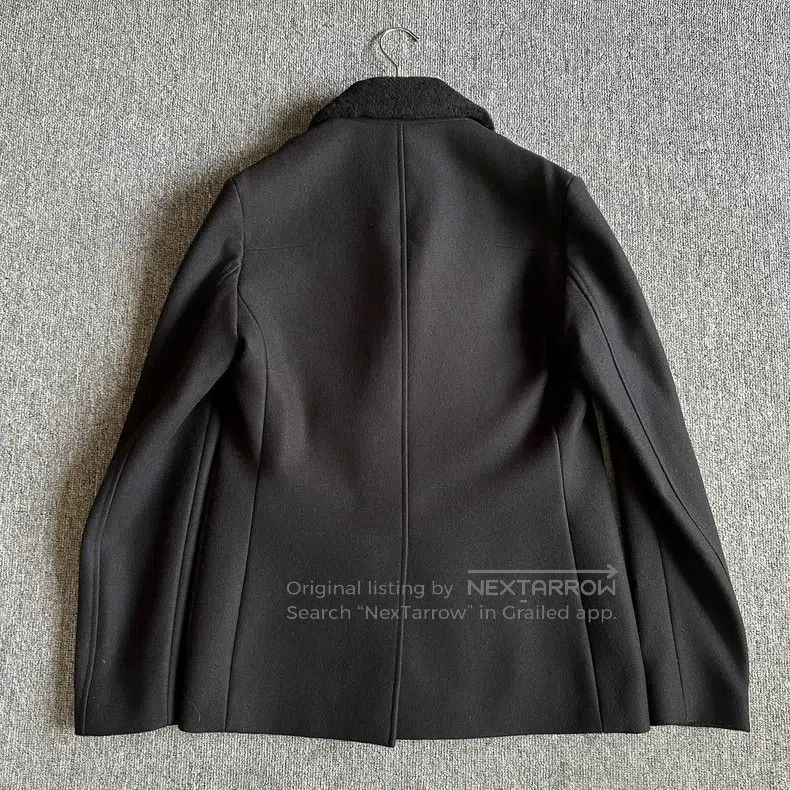 Dior Dior Black wool collar double-breasted coat Size US S / EU 44-46 / 1 - 3 Thumbnail