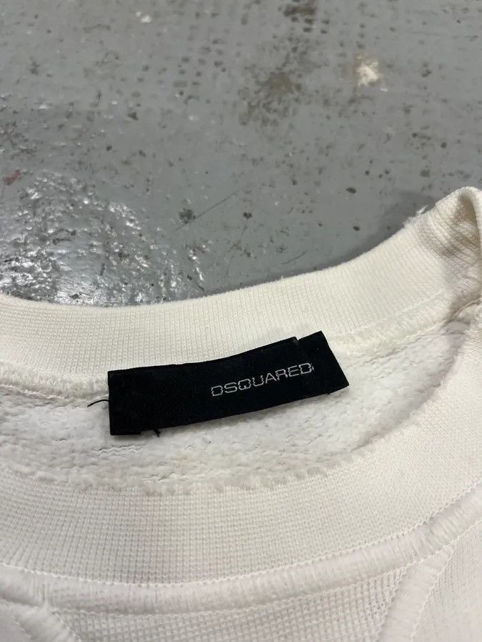 Dsquared2 AW2007 Dsquared2 Doberman Print White Crewneck Sweatshirt Size US M / EU 48-50 / 2 - 11 Thumbnail