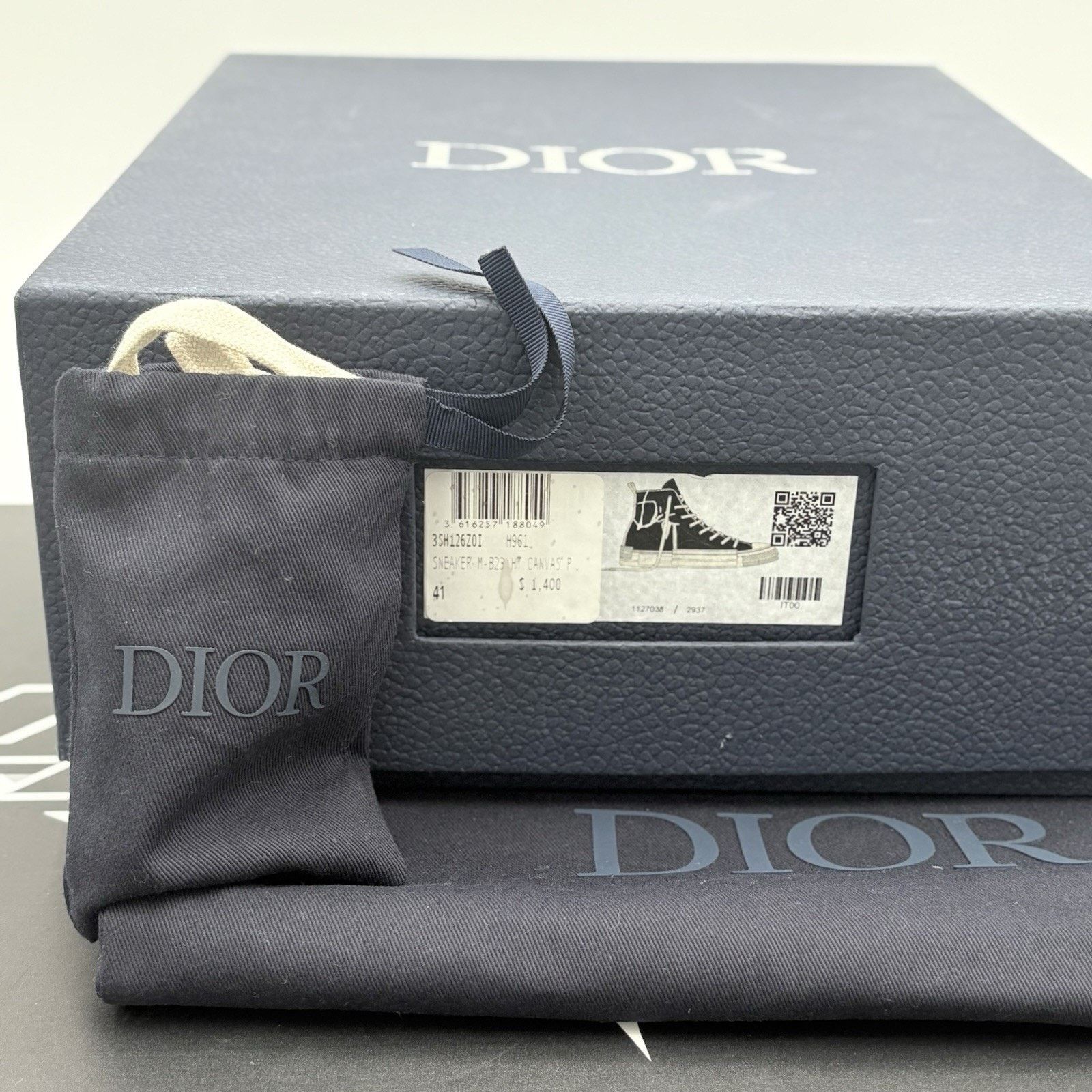 Dior Dior B23 X Cactus Jack High Canvas ' Black ' | SUPER CLEAN! Size US 8 / EU 41 - 15 Thumbnail