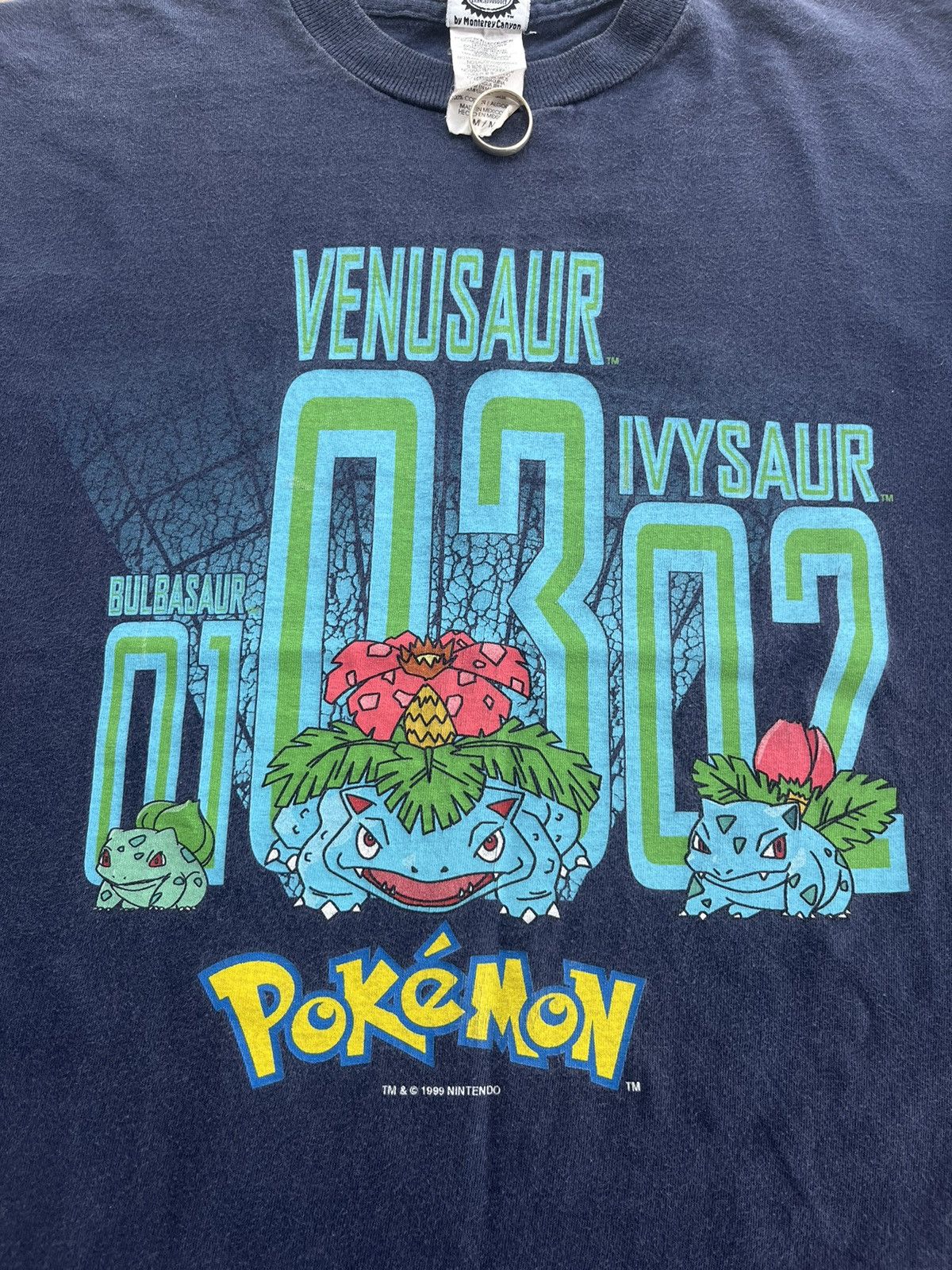 Nintendo × Pokemon × Vintage Vintage Pokemon VENUSAUR Nintendo 1999’s (Kid Size) Tshirt Size US M / EU 48-50 / 2 - 6 Thumbnail