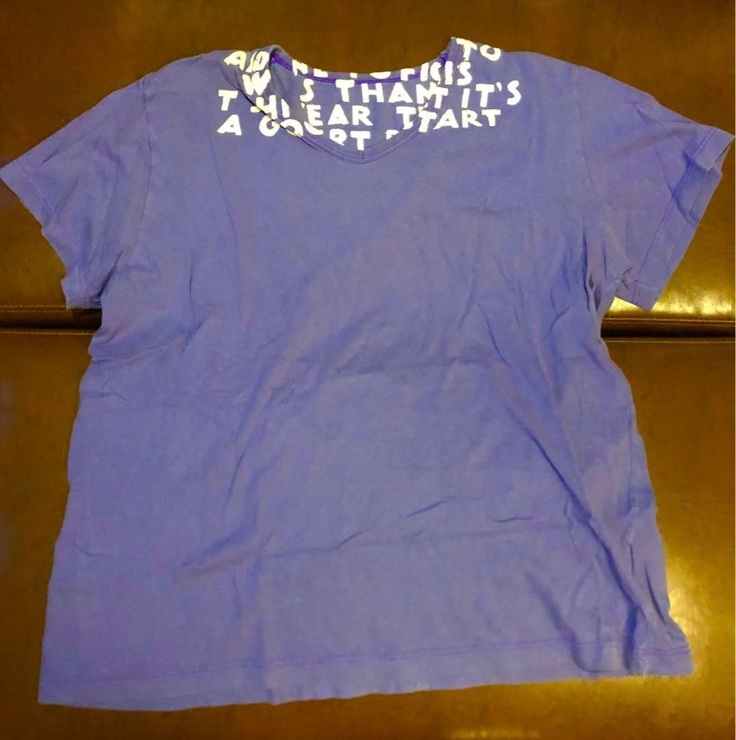 Maison Margiela Maison Margiela Aids Charity tee, Used. Purple Size US M / EU 48-50 / 2 - 1 Thumbnail